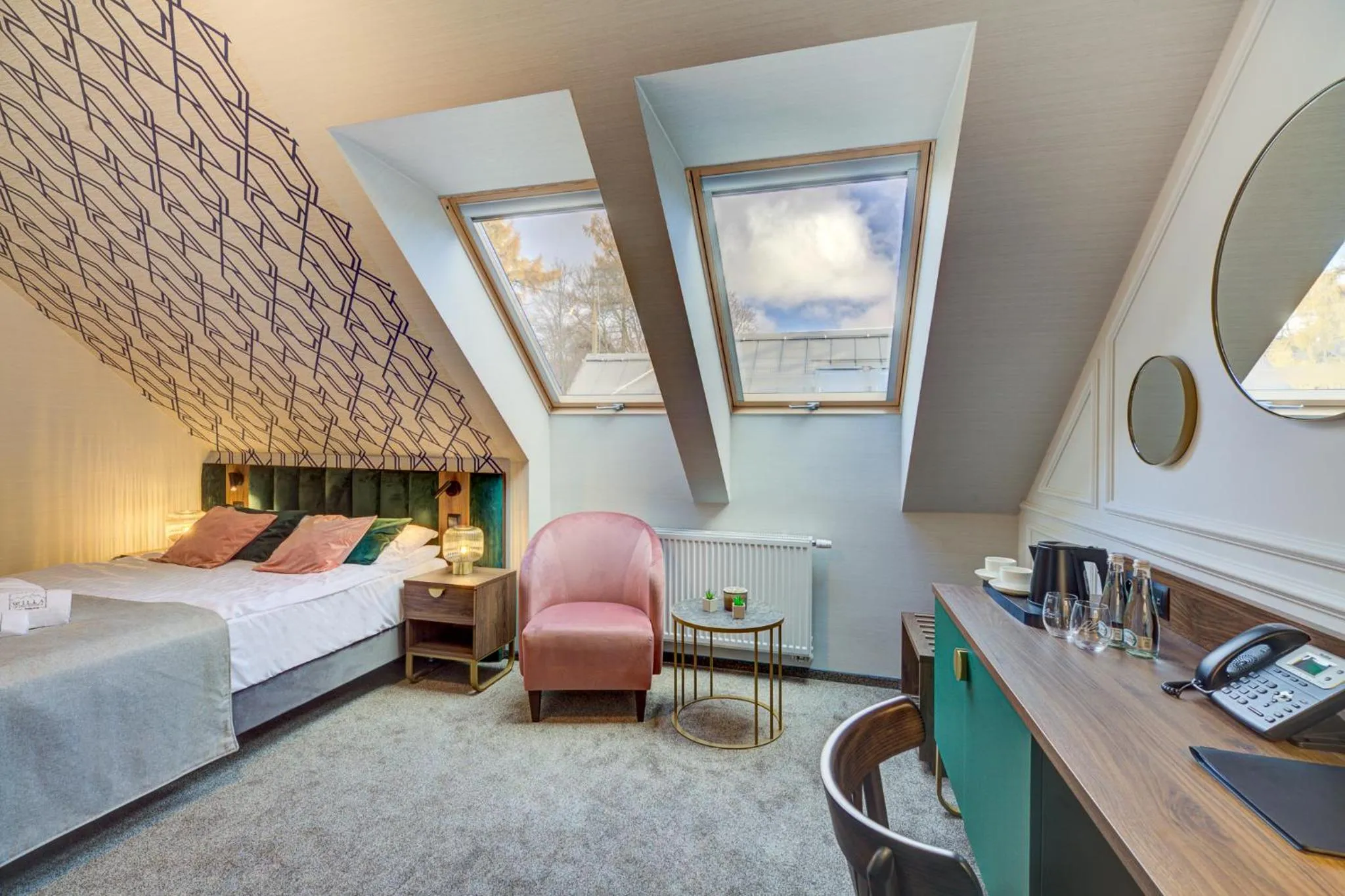 Bed in Hotel Willa Tatrzańska