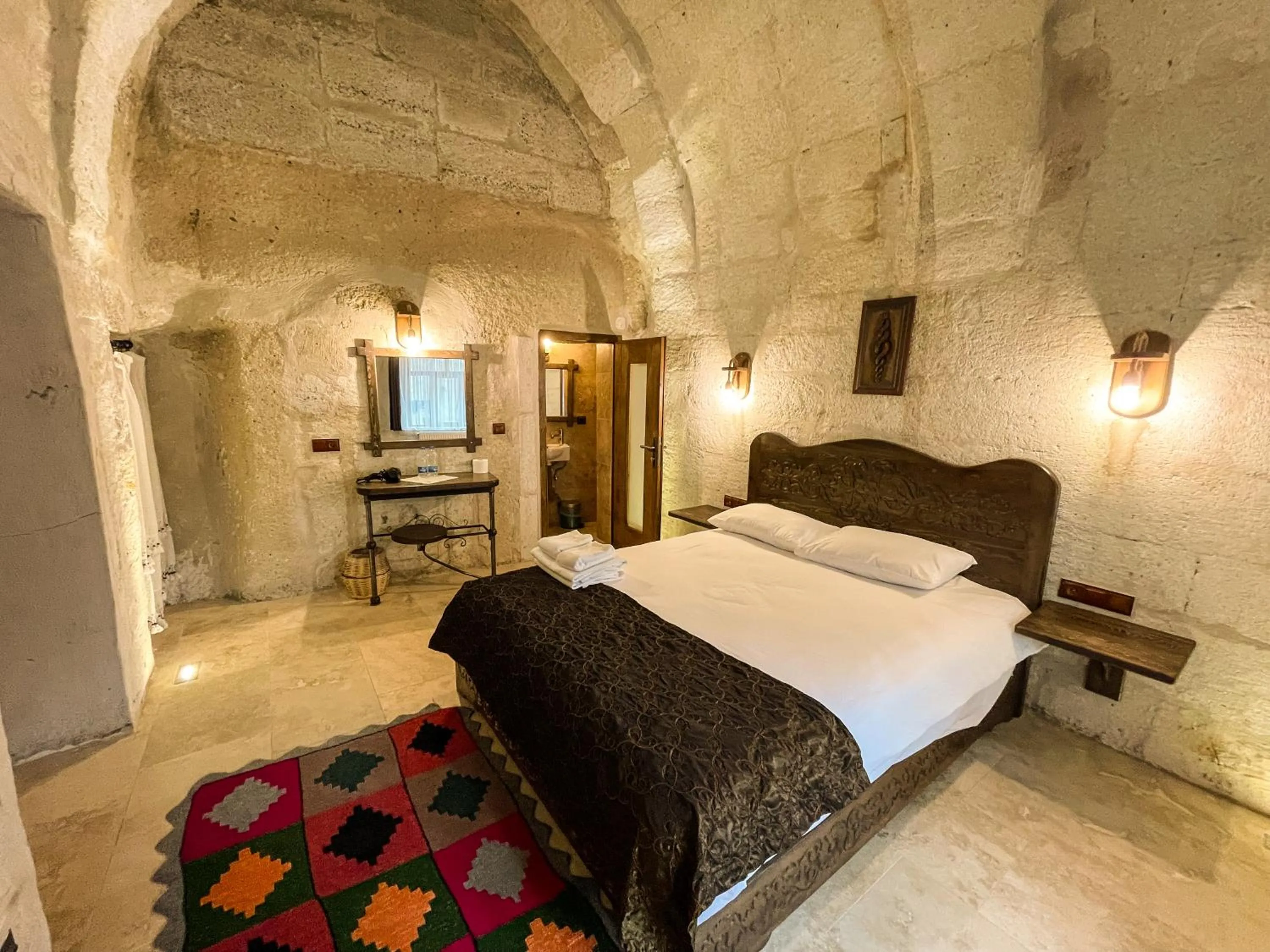 Bedroom in Takunya Cave Hotel