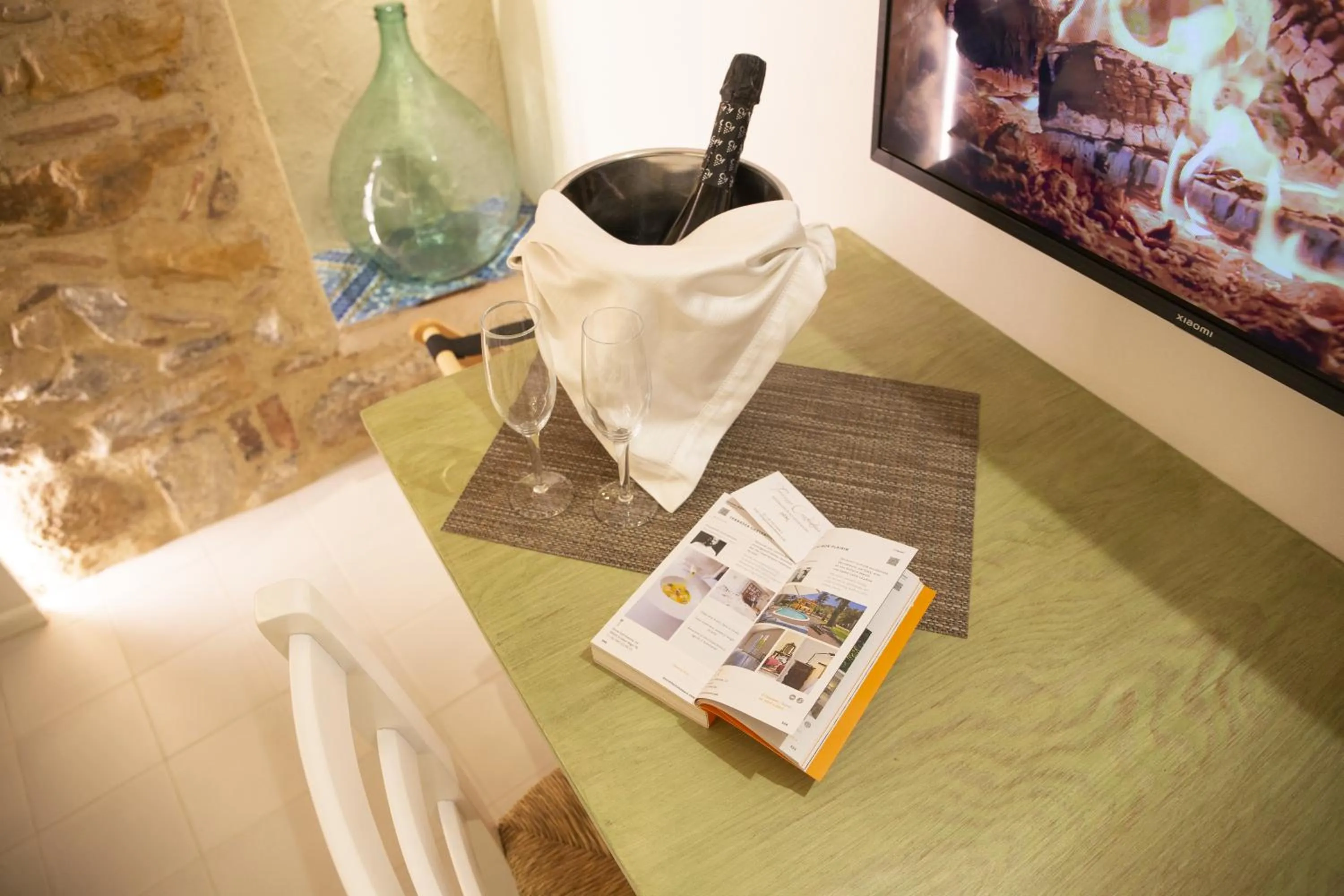 Decorative detail in PORTA SOPRANA luxury guest House & spa