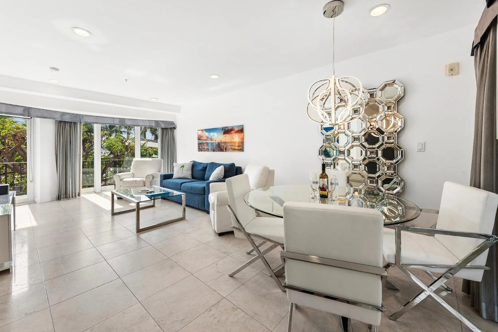 Living room in Isle of Venice Residence and Marina