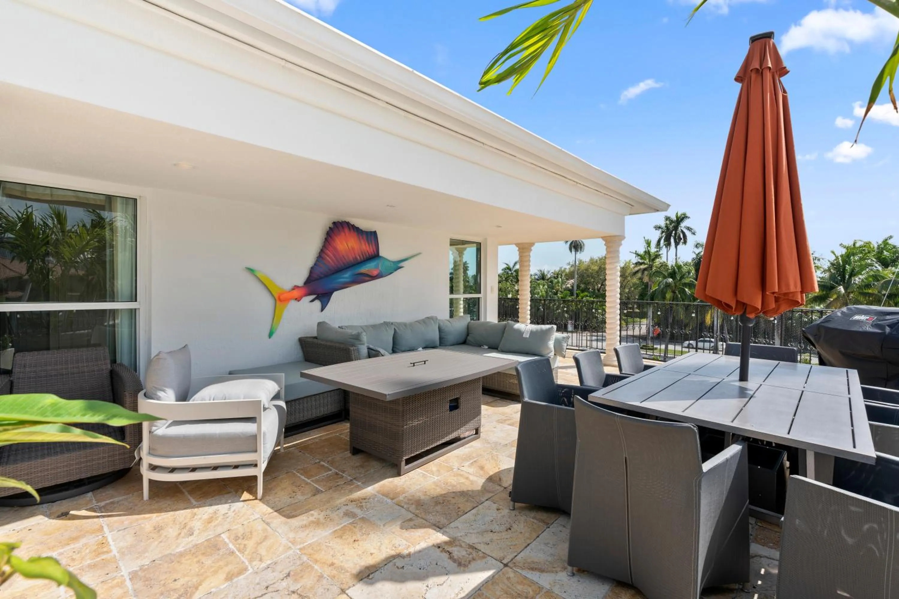 Balcony/Terrace in Isle of Venice Residence and Marina