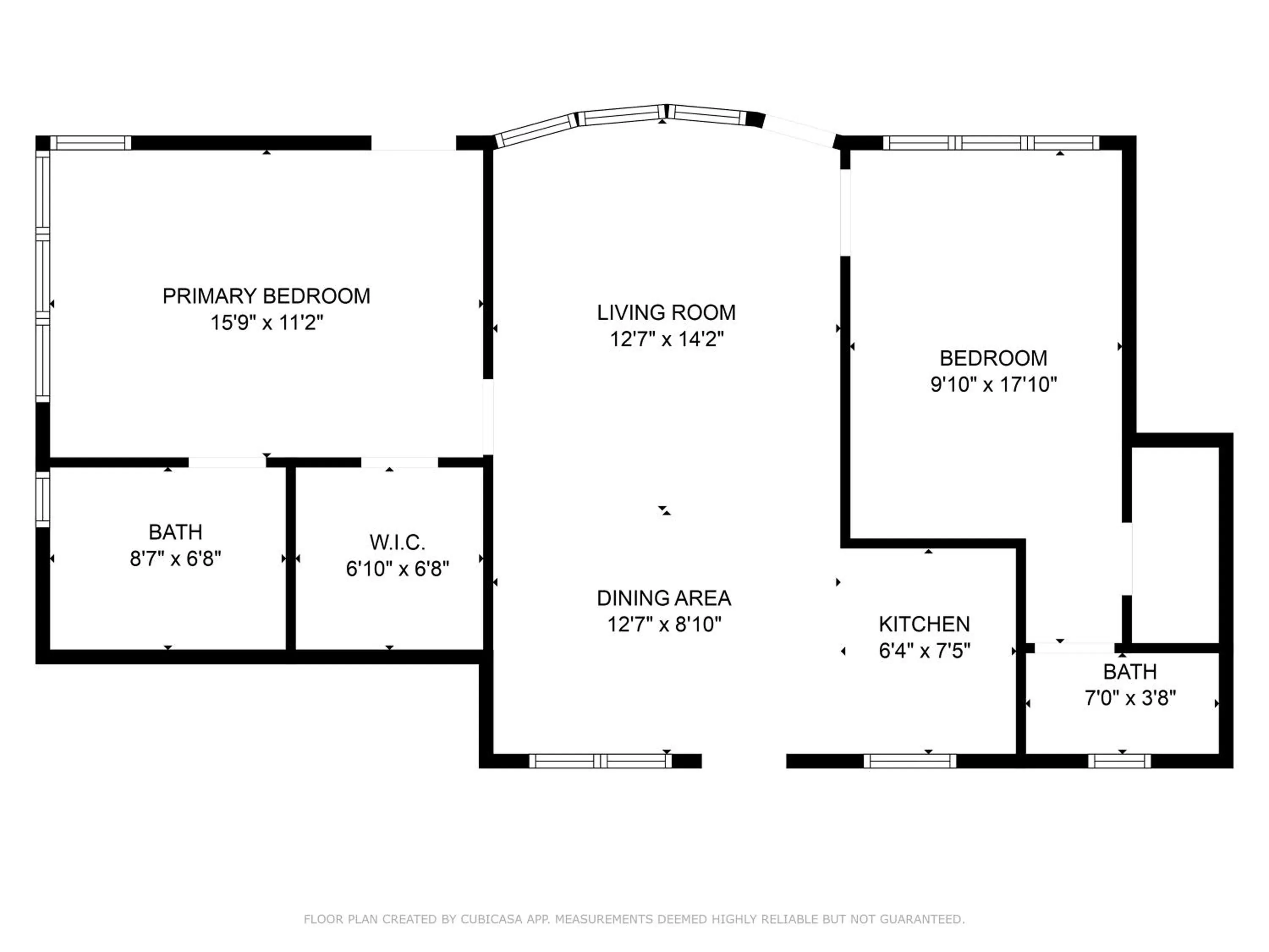 Floor plan in Isle of Venice Residence and Marina
