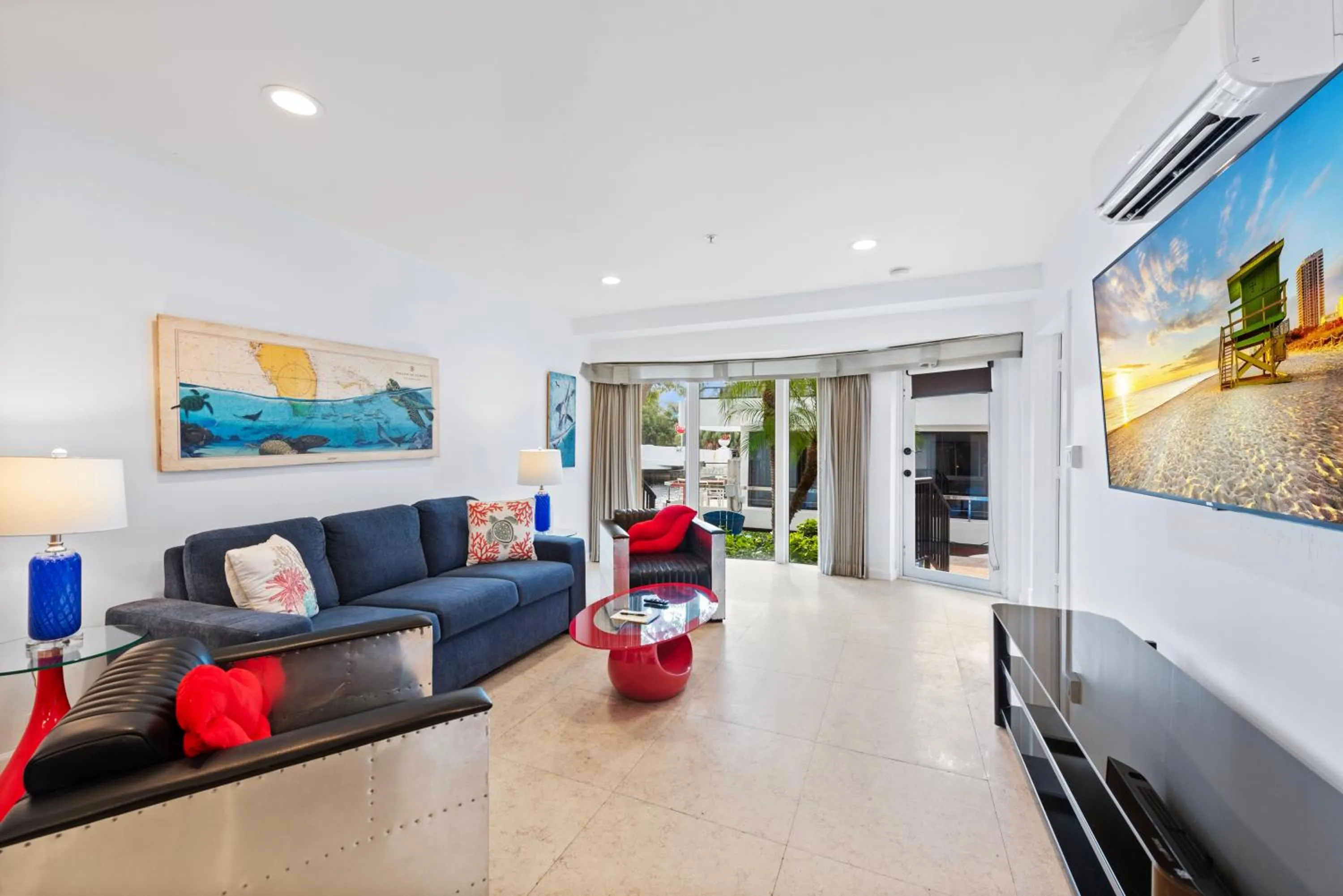 Living room in Isle of Venice Residence and Marina