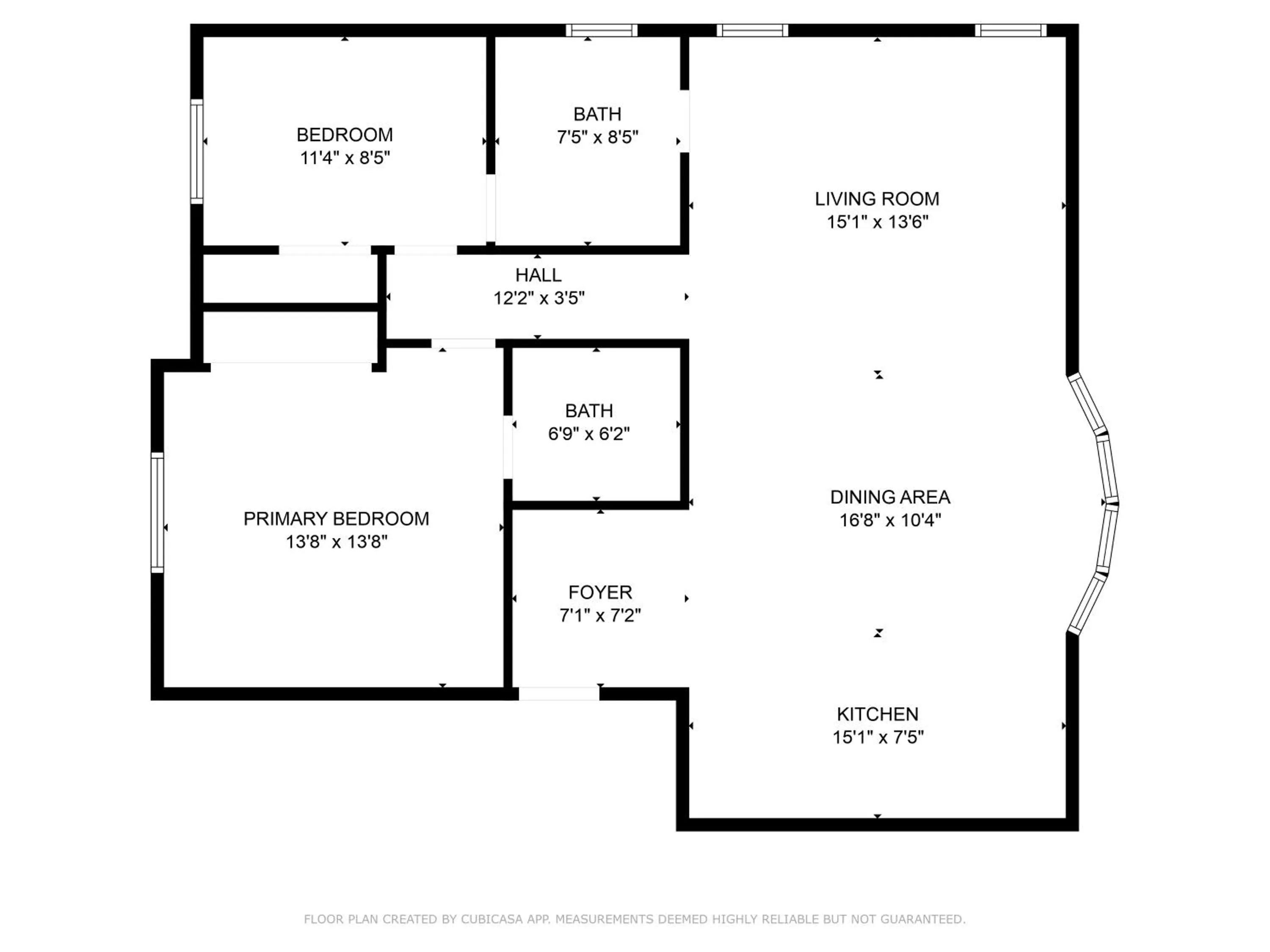 Floor plan in Isle of Venice Residence and Marina