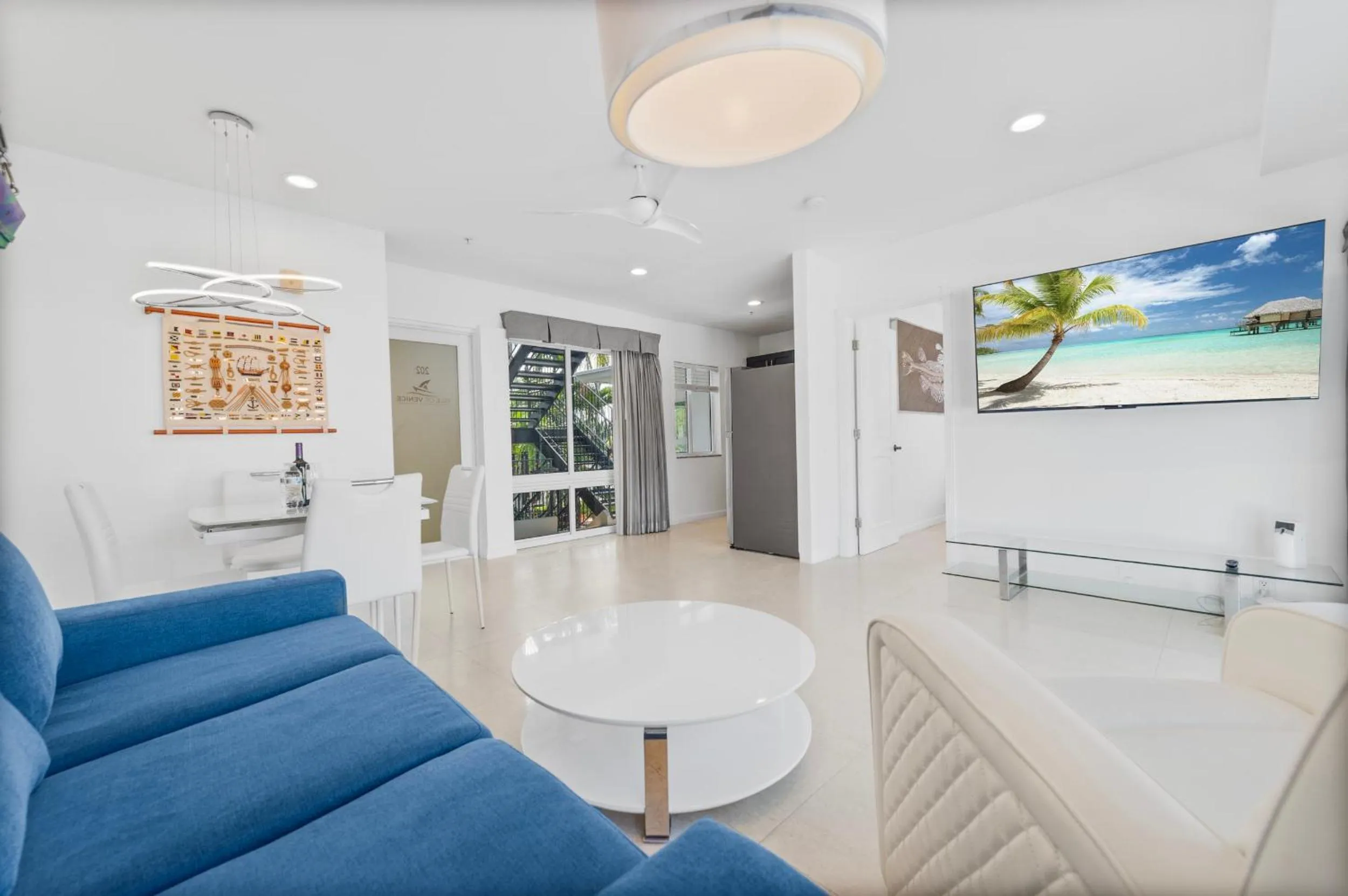 Living room in Isle of Venice Residence and Marina