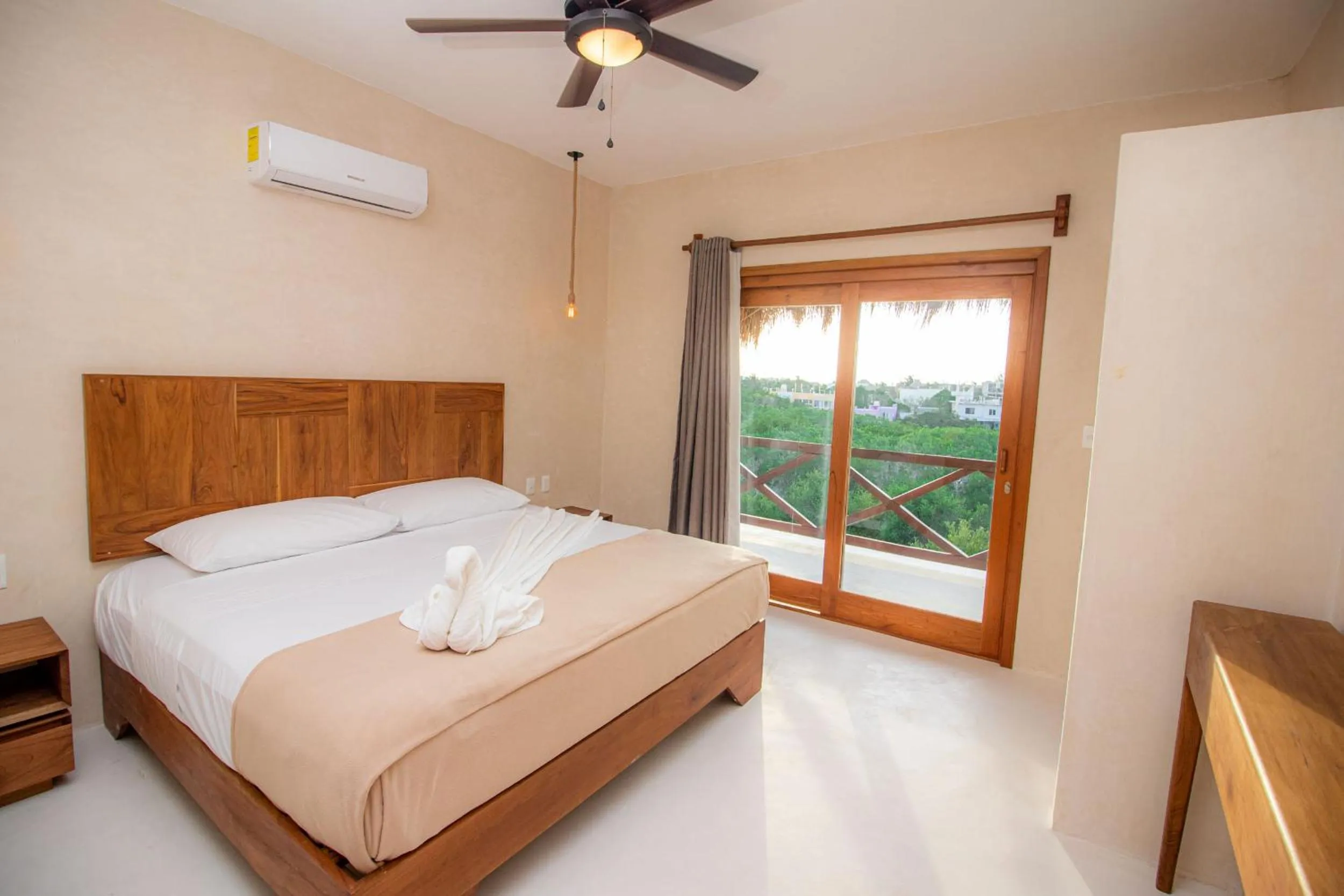 Bedroom in Hotel Luna Roja Holbox