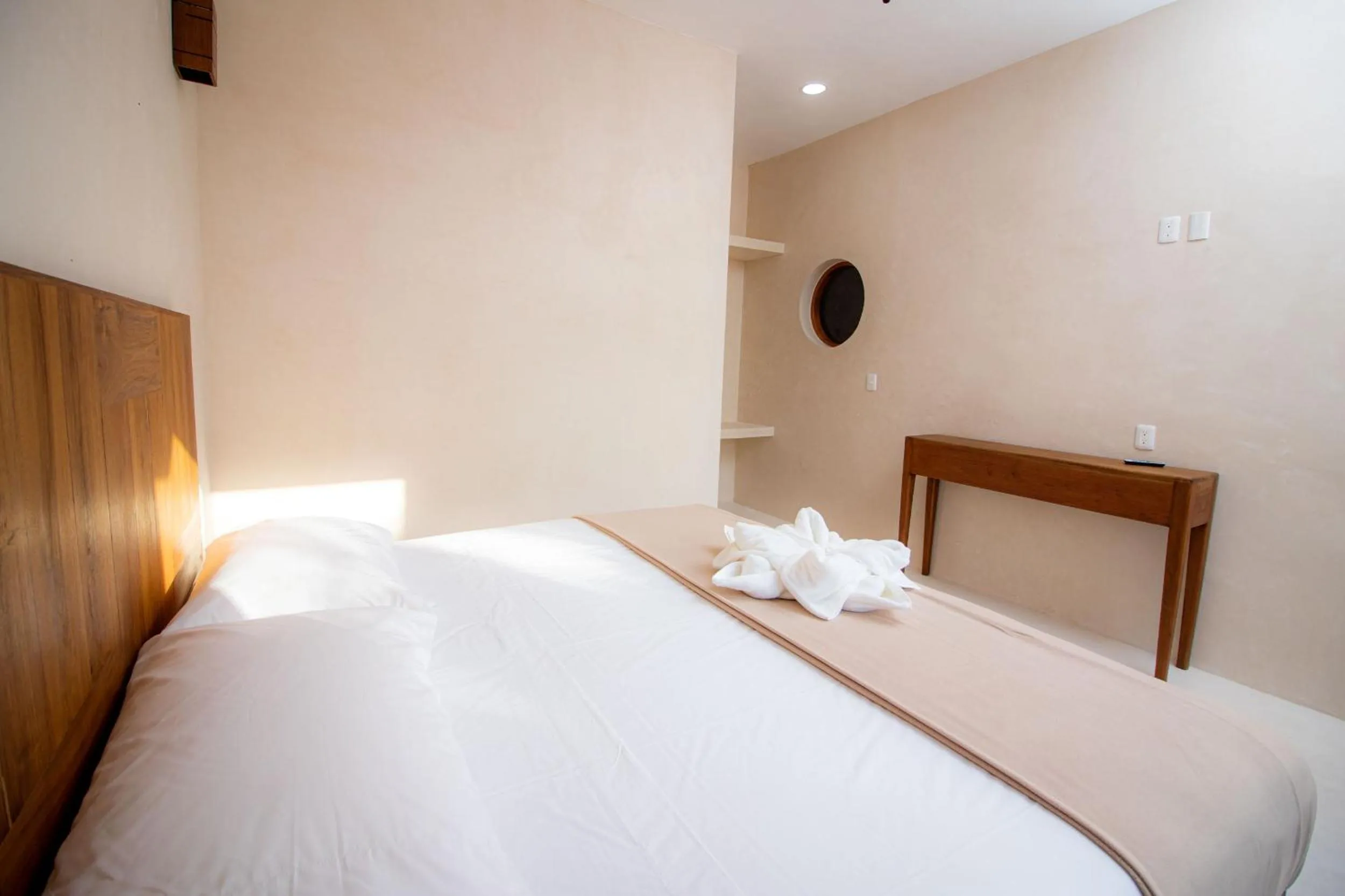 Bed in Hotel Luna Roja Holbox