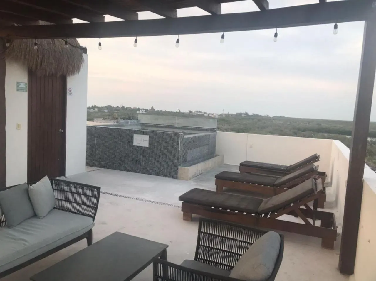 Balcony/Terrace in Hotel Luna Roja Holbox