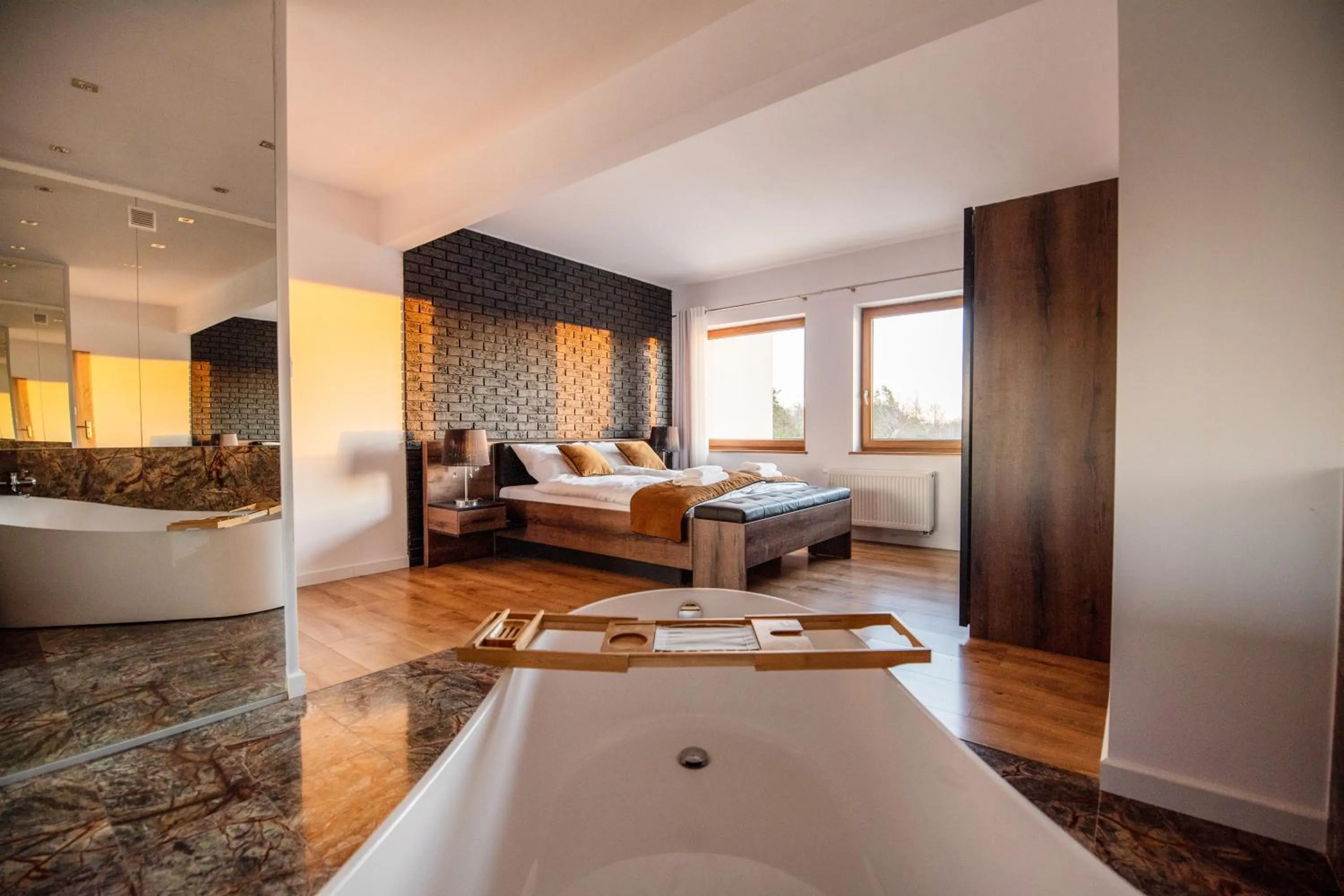 Photo of the whole room, Bed in Rezydencja Margonin