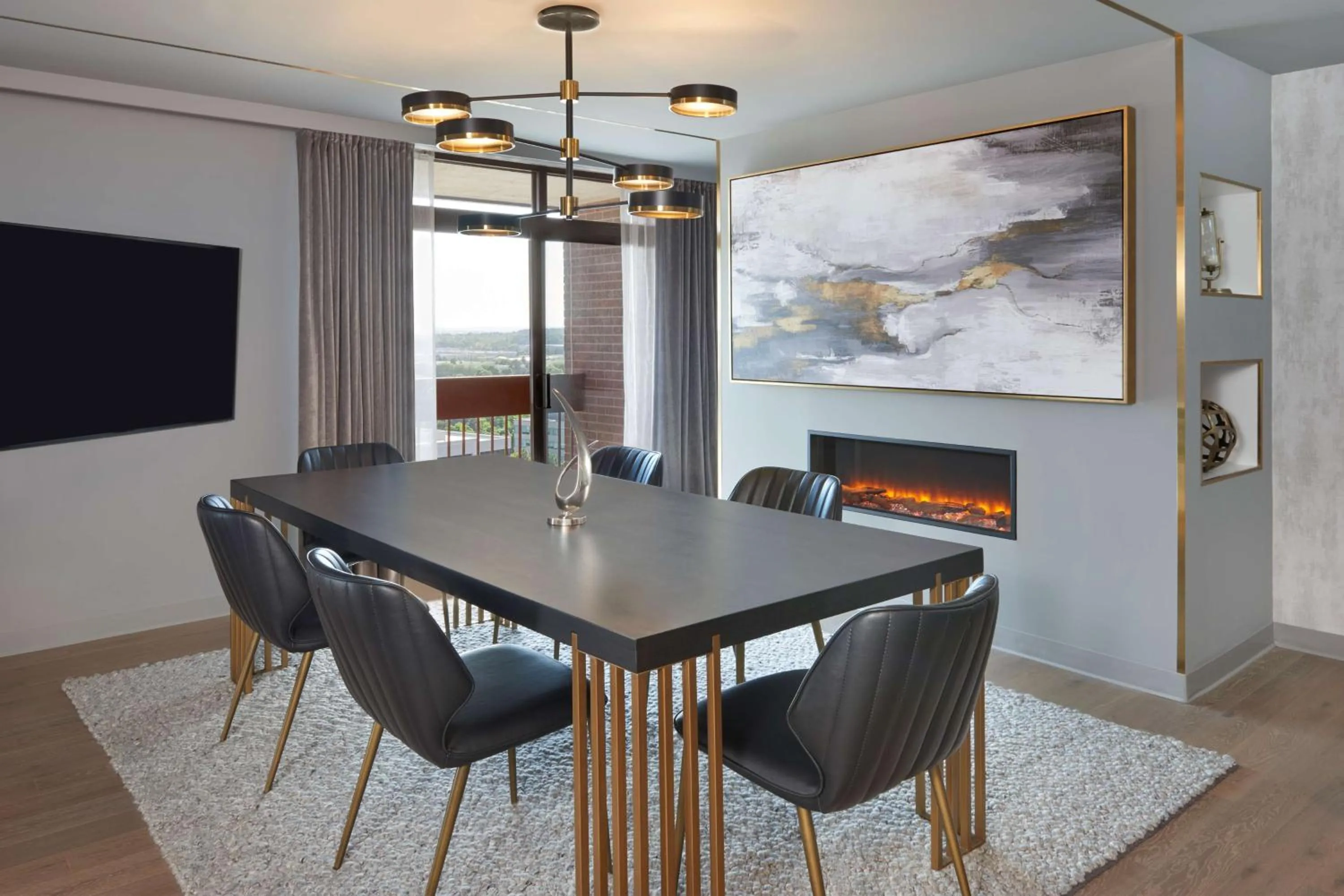 Living room in Hilton Mississauga/Meadowvale