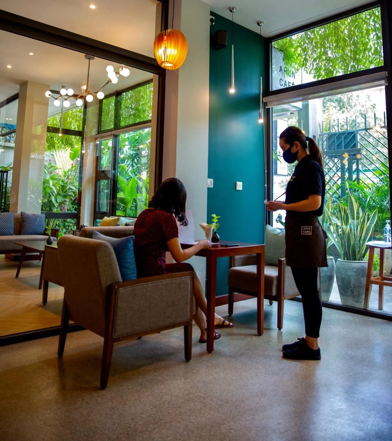 Restaurant/places to eat in Indra Hotel