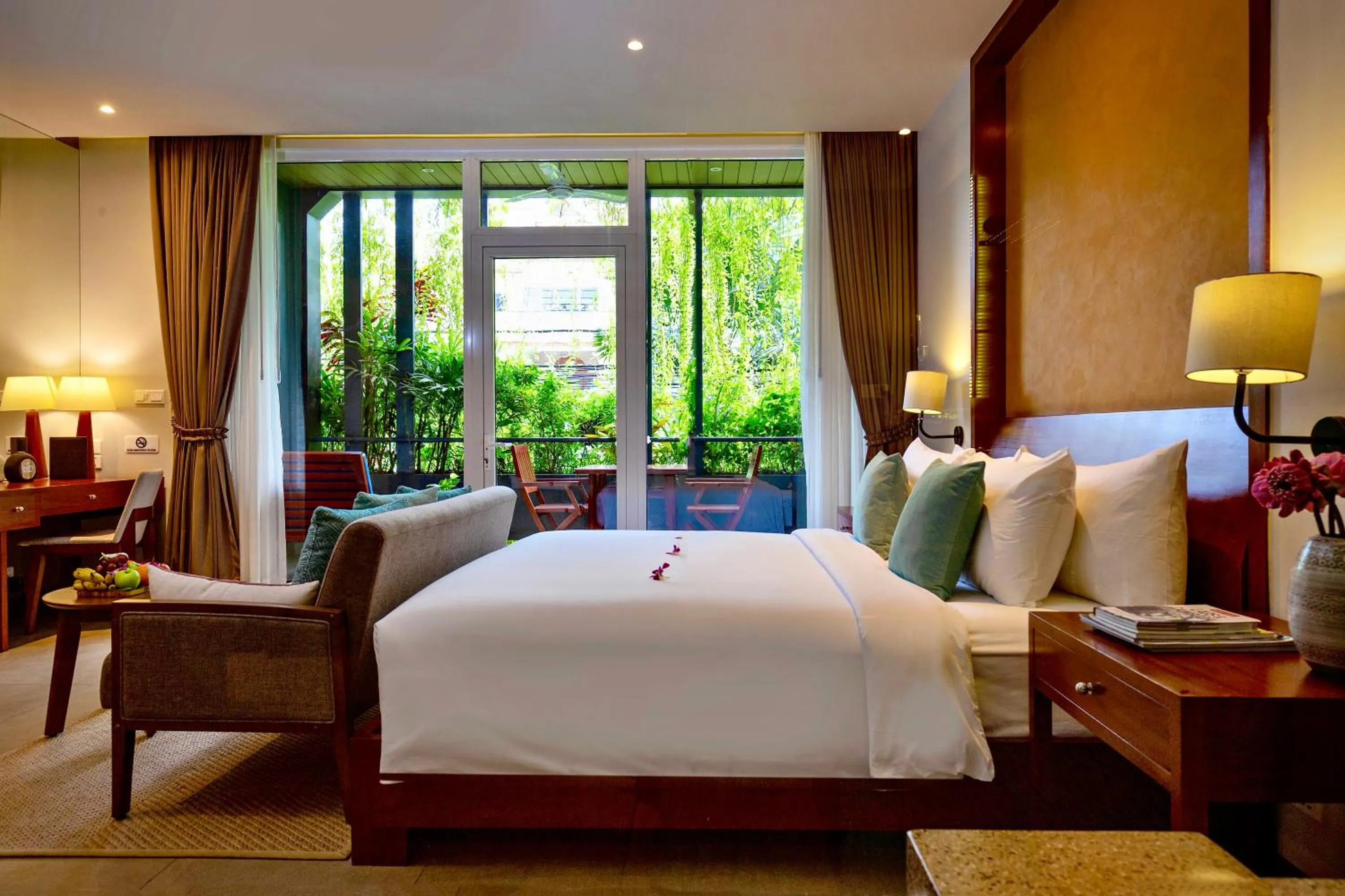 Photo of the whole room, Bed in Indra Hotel