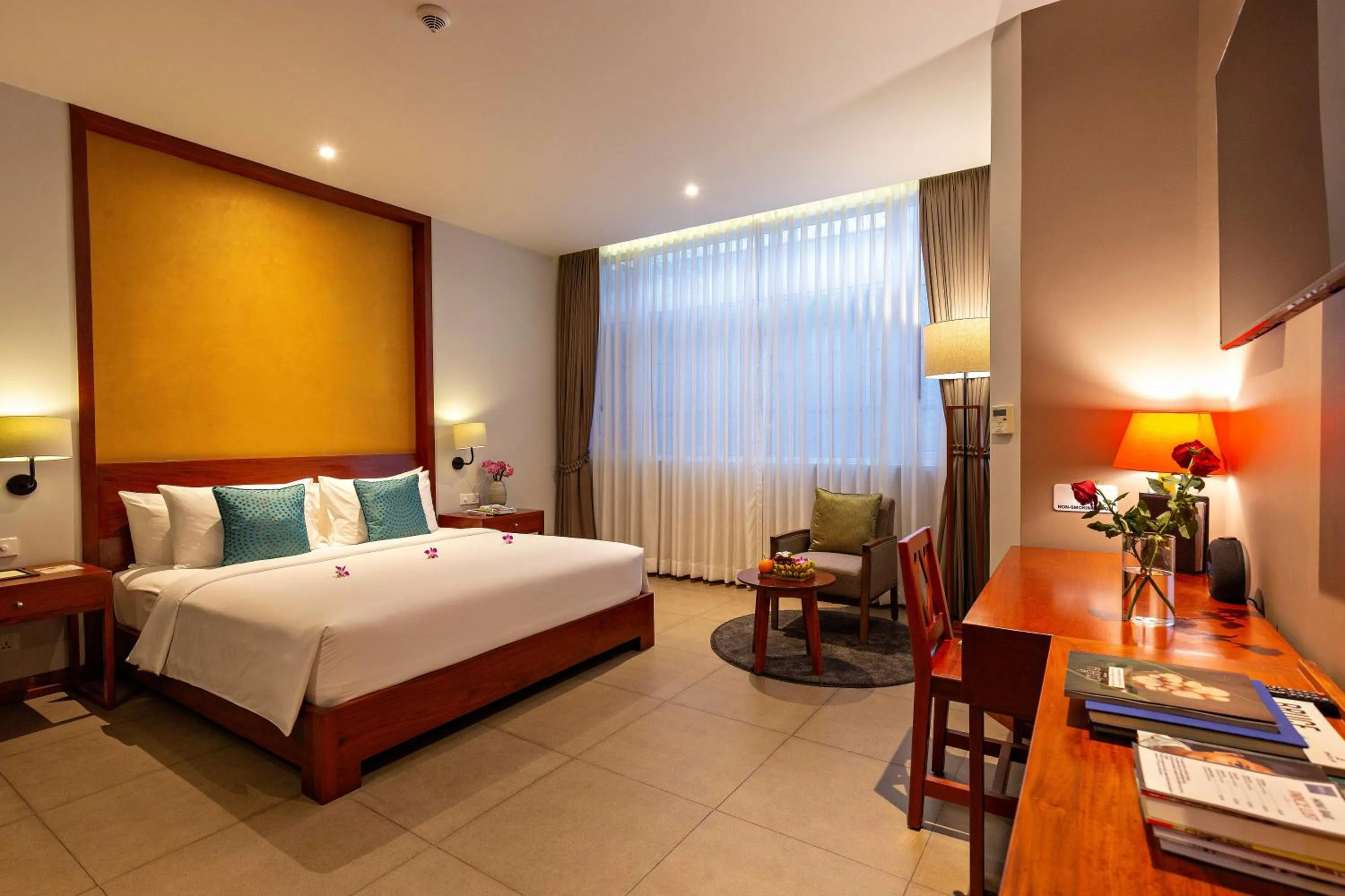 Photo of the whole room, Bed in Indra Hotel