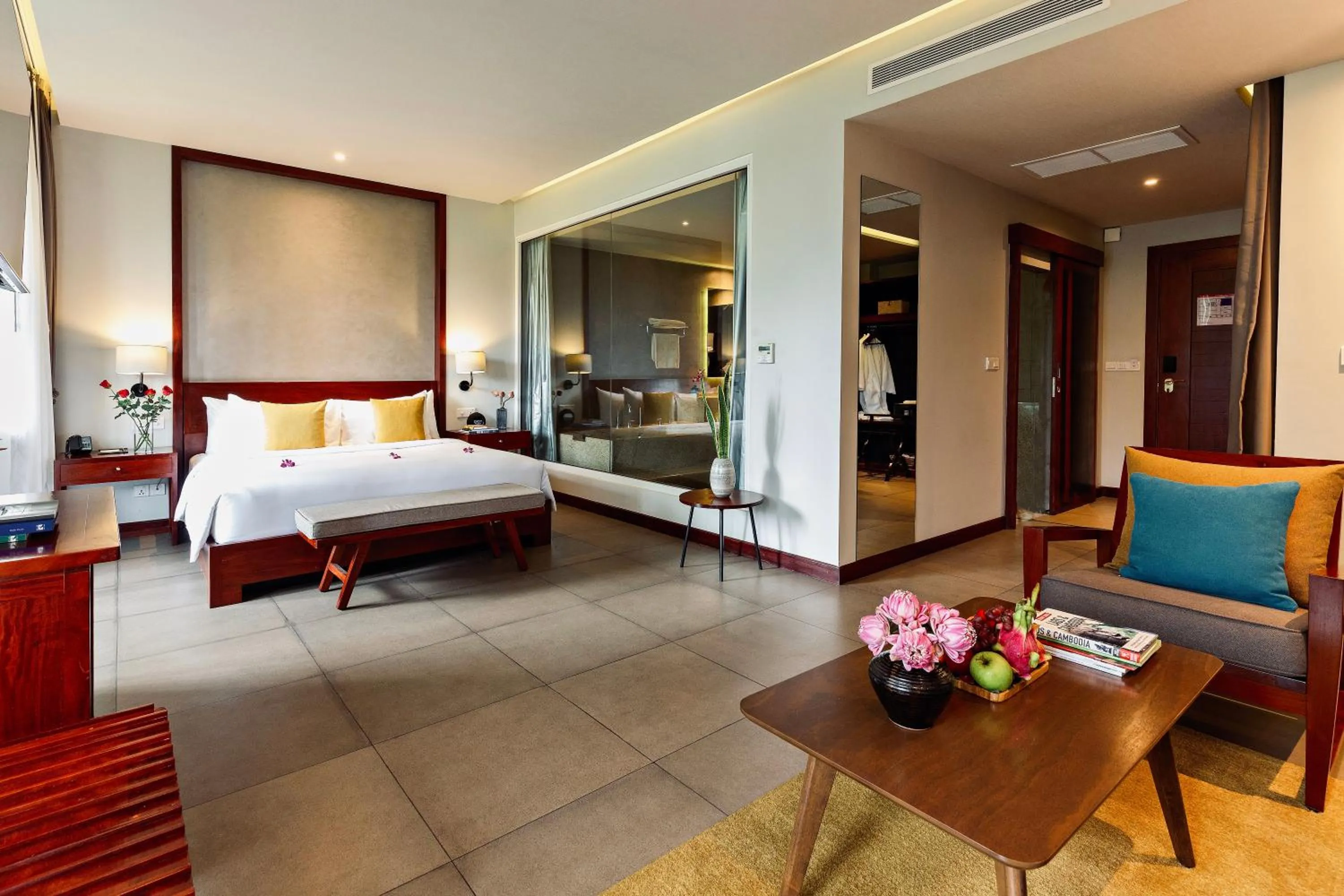 Photo of the whole room, Bed in Indra Hotel