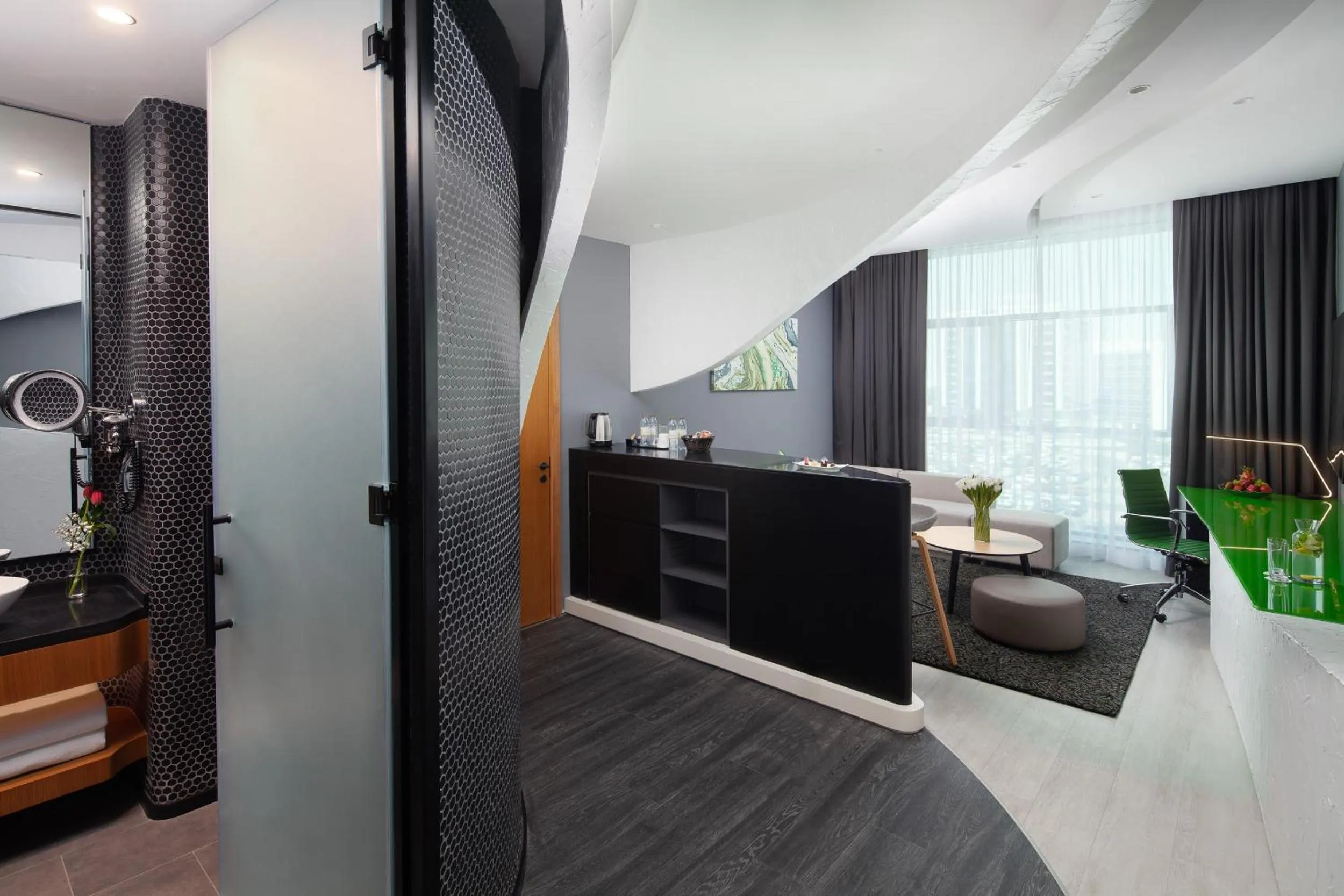 Living room in Al Khoory Sky Garden Hotel