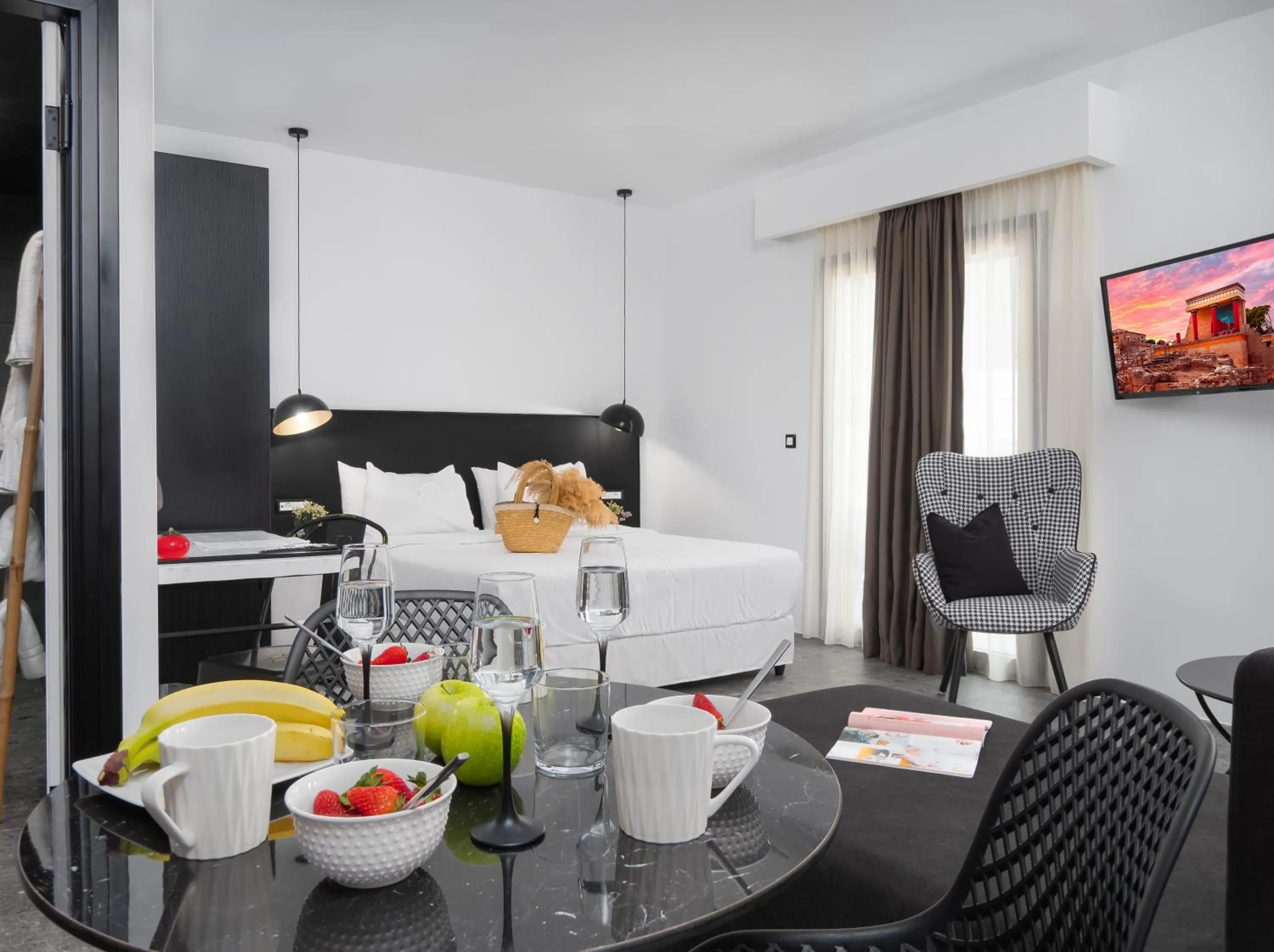 Bed in Kalypso Suites Hotel - Adults Only