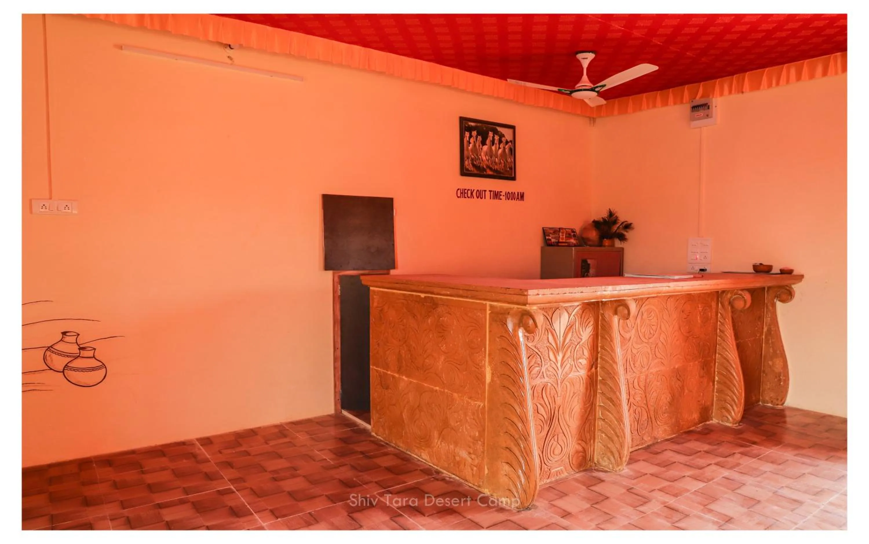 Lobby or reception in Shiv Tara Desert Camp