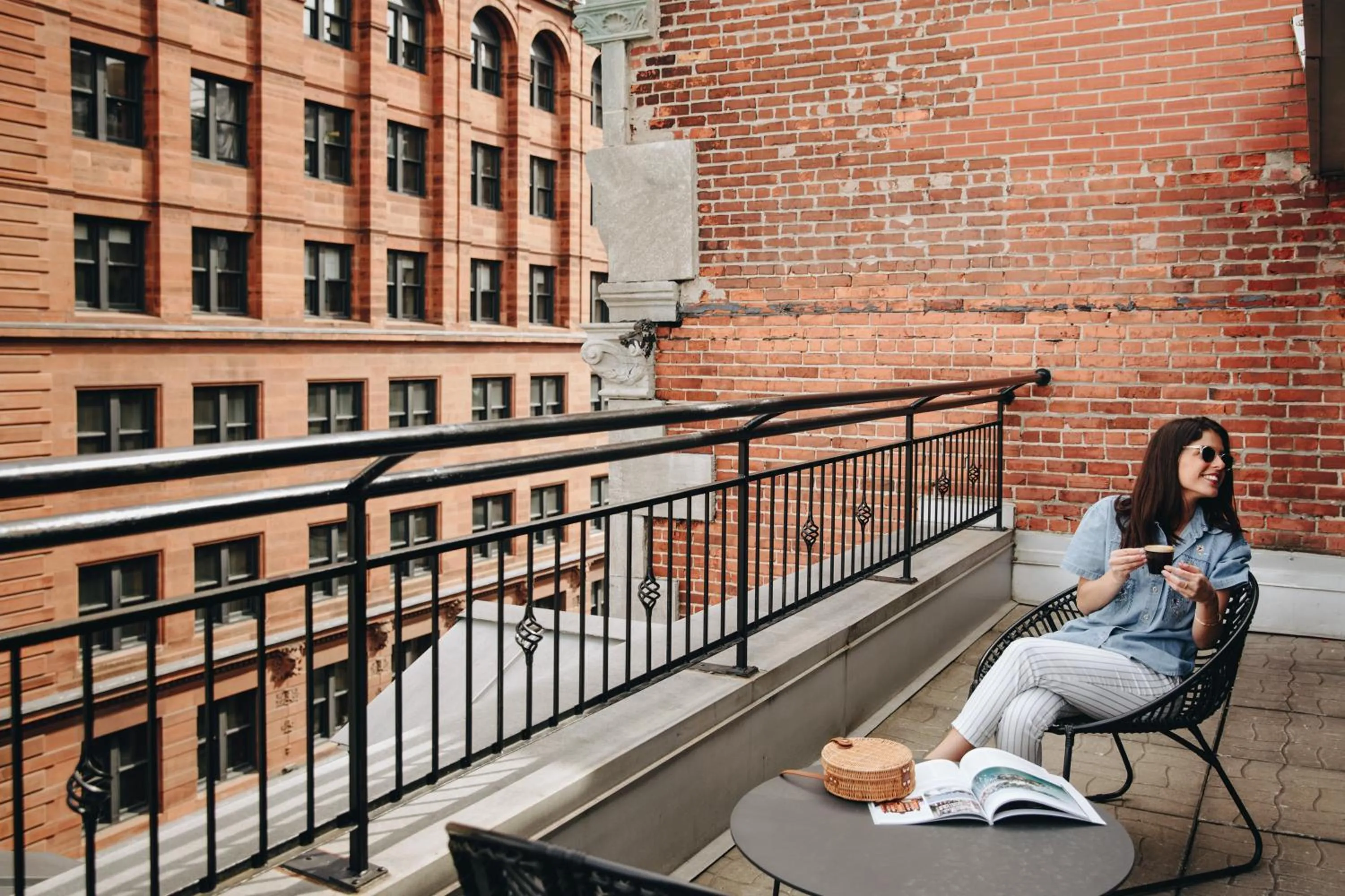 Patio in Hotel Place D'Armes