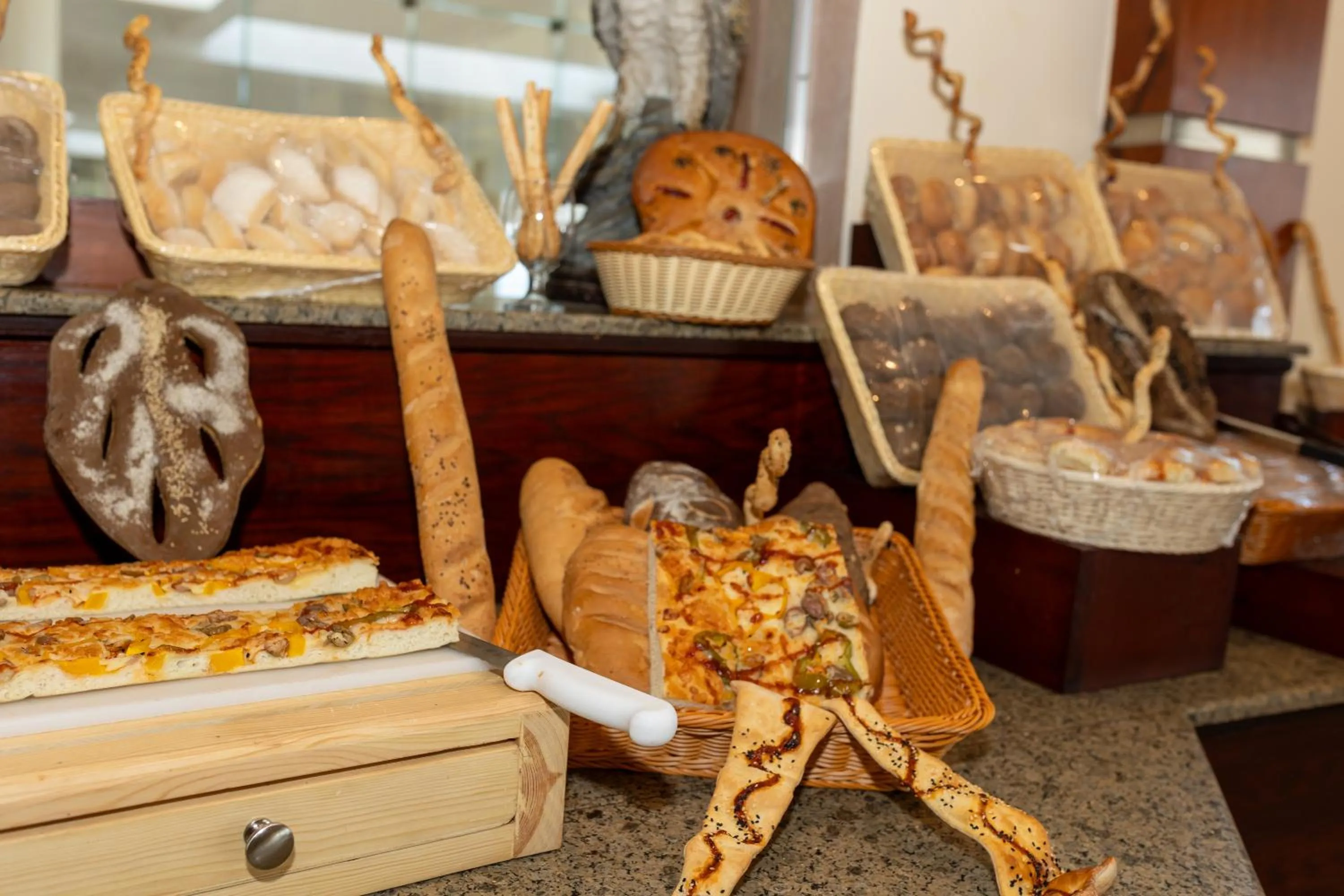 Breakfast, Food in The Grand Hotel, Hurghada