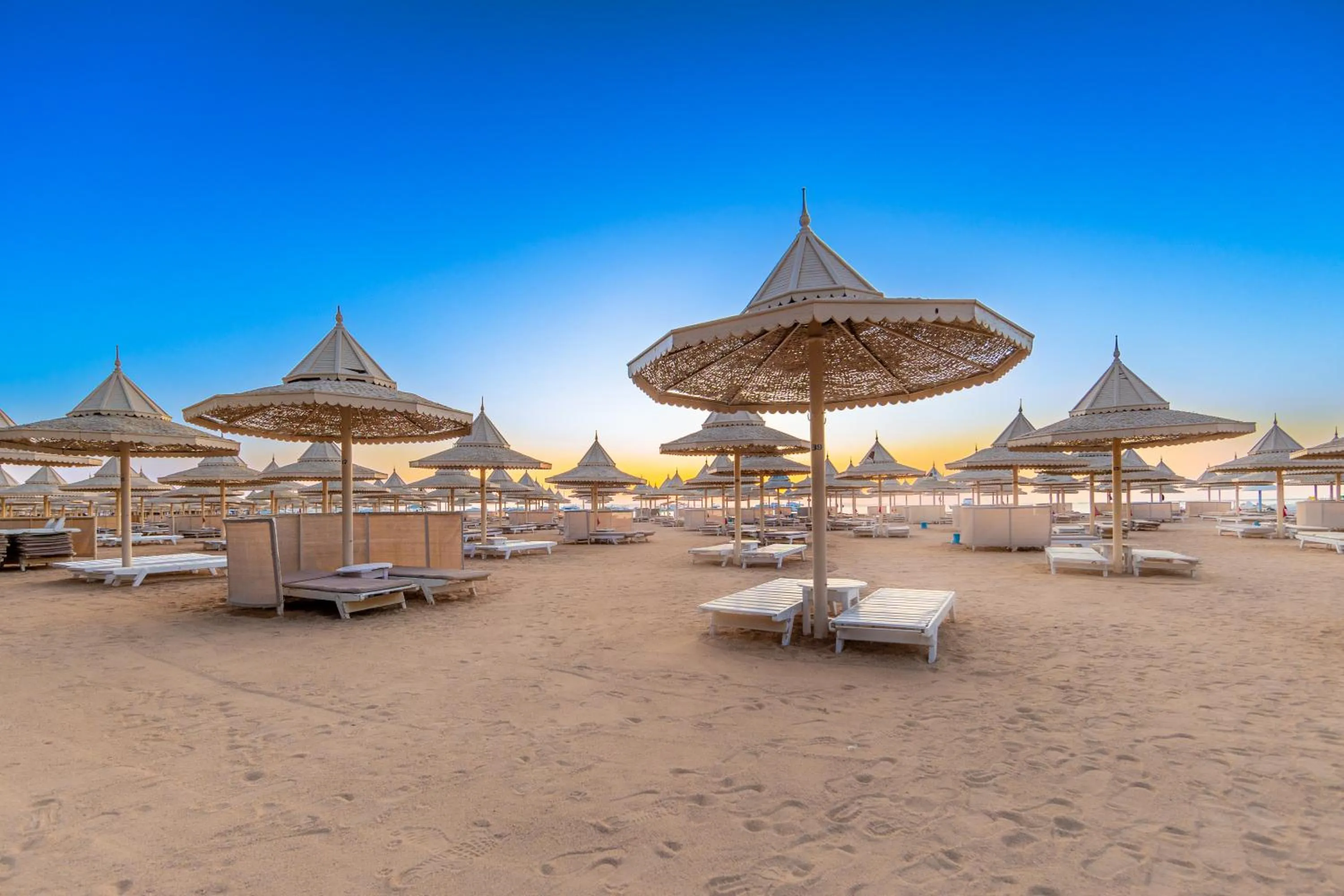 Beach in The Grand Hotel, Hurghada
