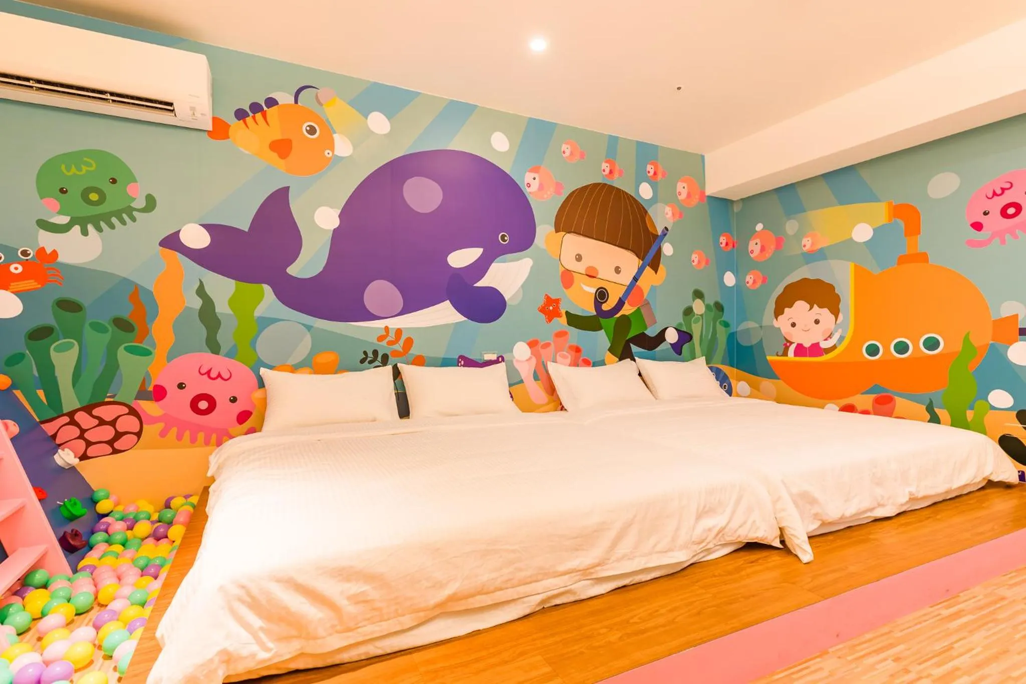 Photo of the whole room, Bed in 閣樂親子旅宿Kids Fun Hotel