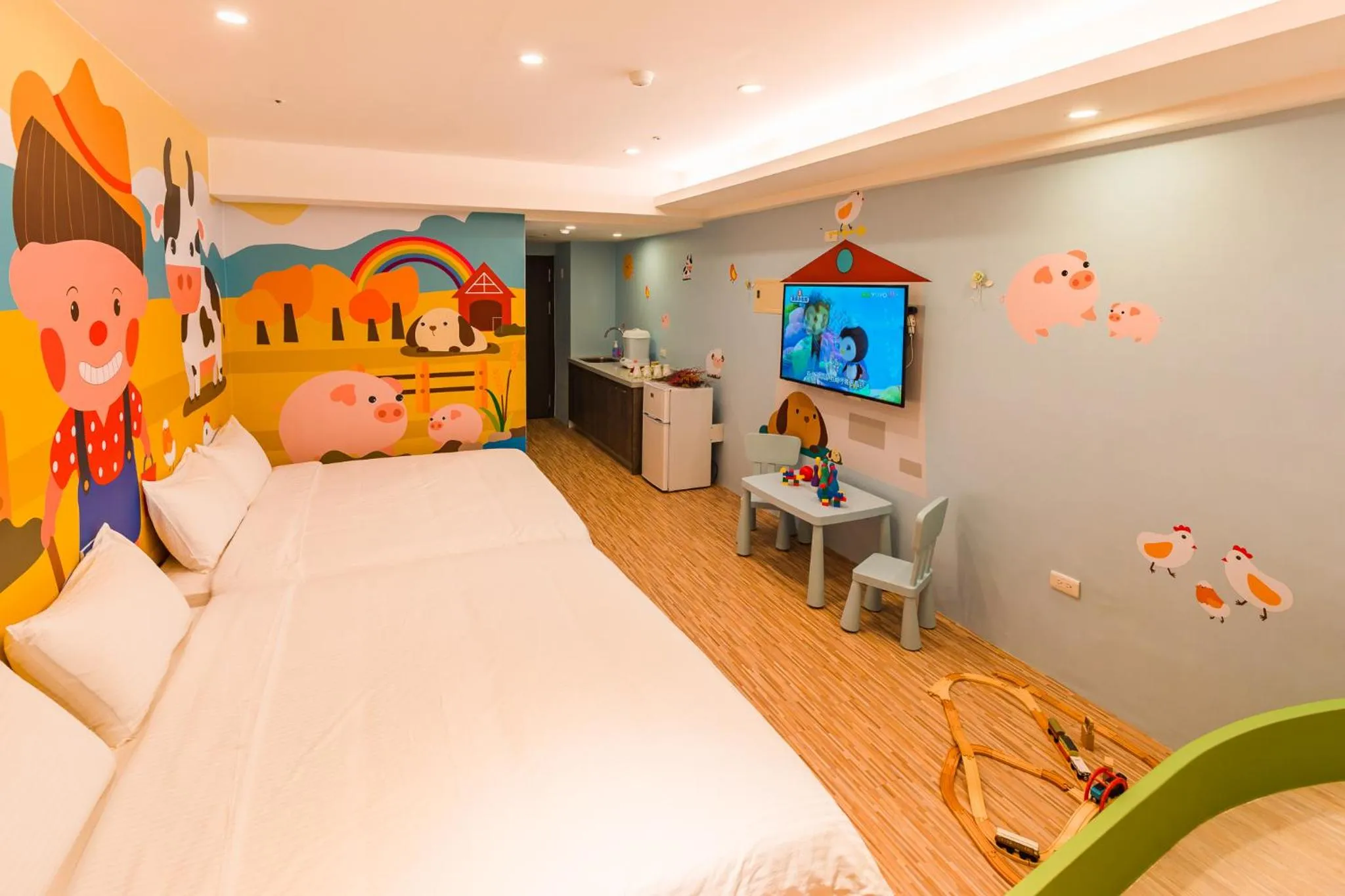 Photo of the whole room, Bed in 閣樂親子旅宿Kids Fun Hotel