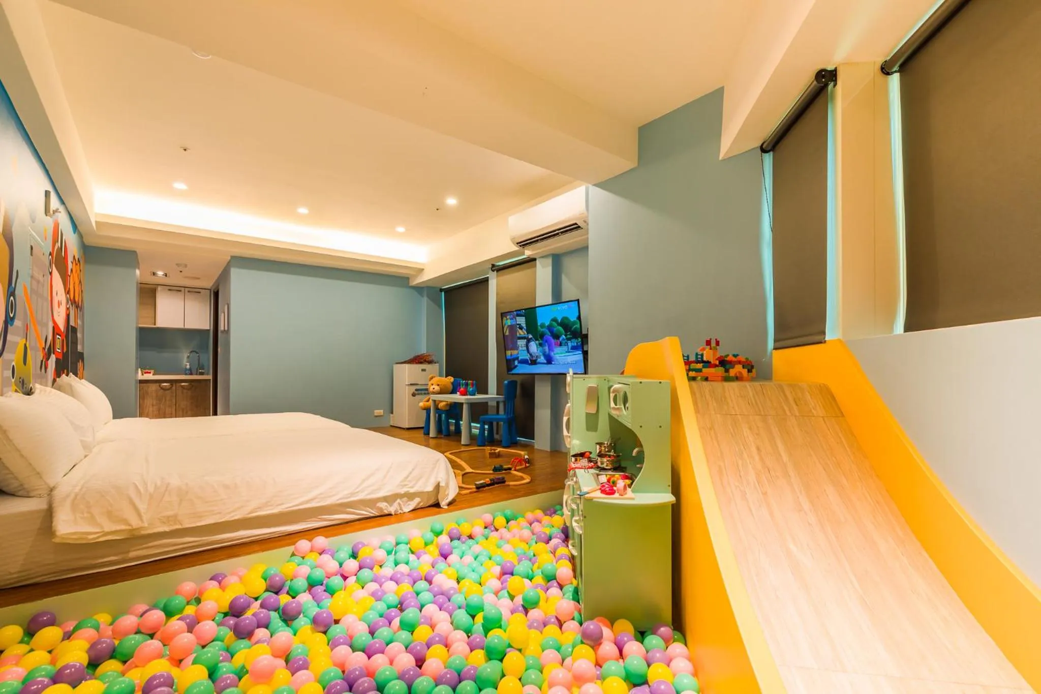 Photo of the whole room, Bed in 閣樂親子旅宿Kids Fun Hotel