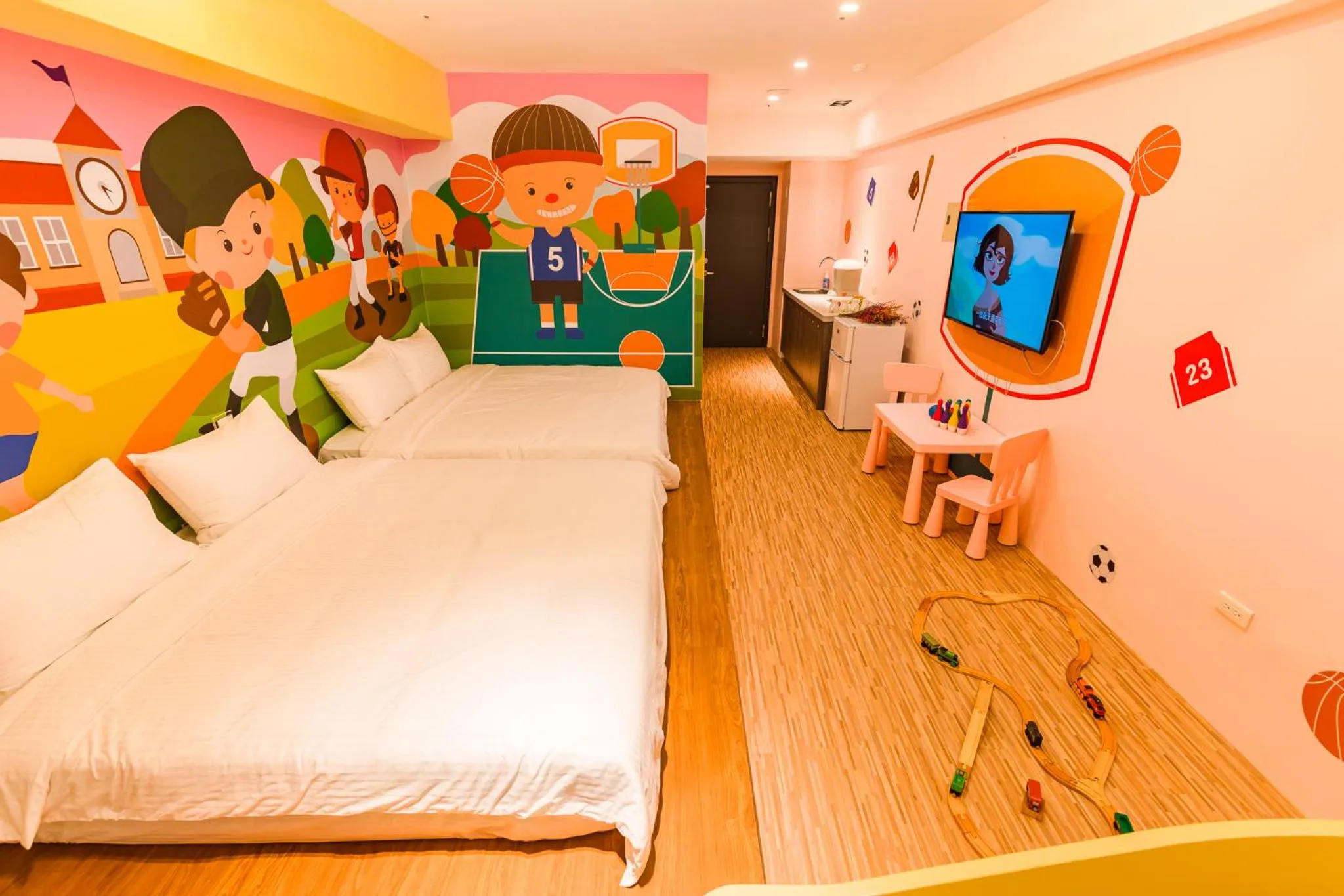 Photo of the whole room, Bed in 閣樂親子旅宿Kids Fun Hotel