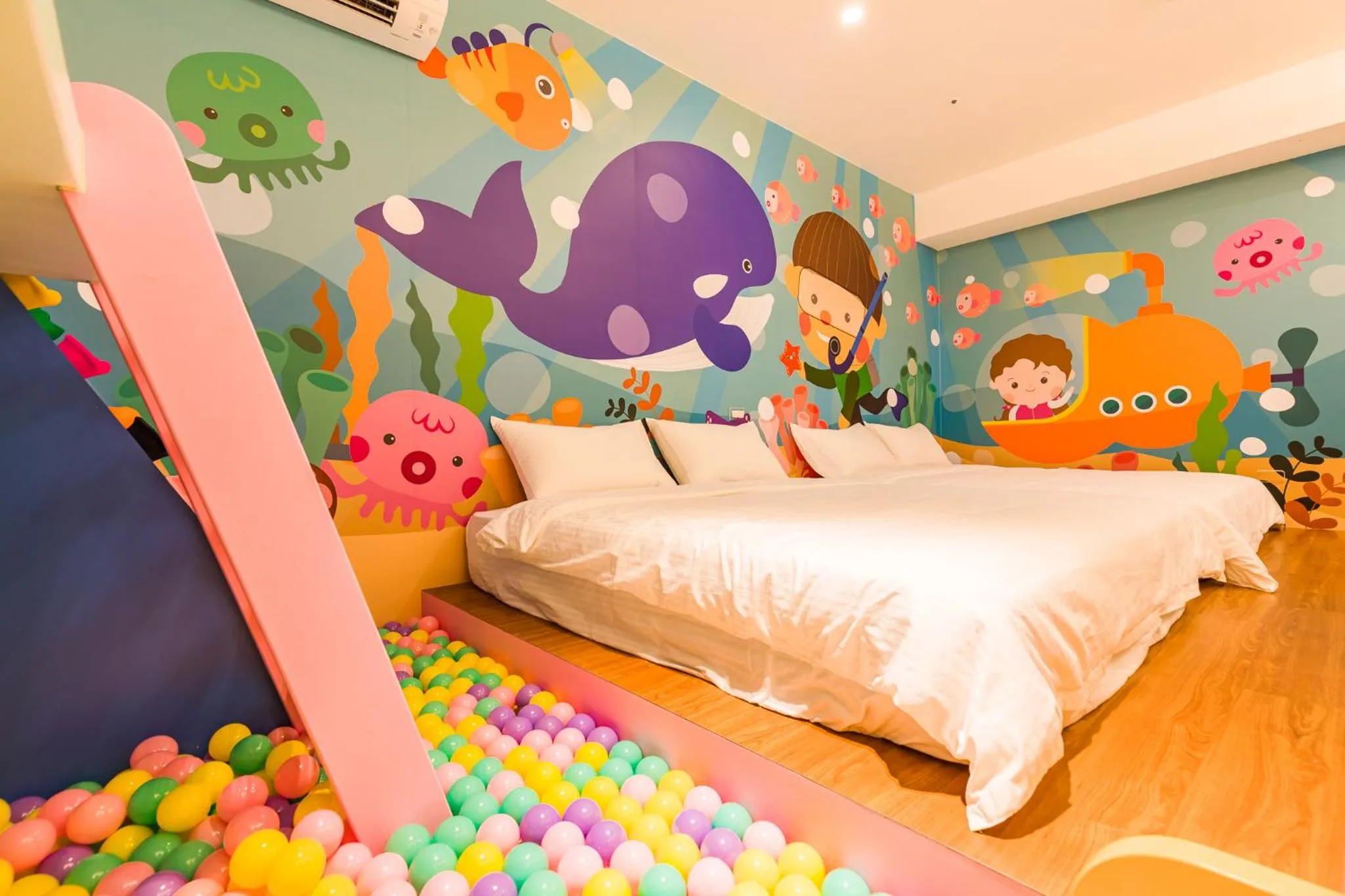 Photo of the whole room, Bed in 閣樂親子旅宿Kids Fun Hotel