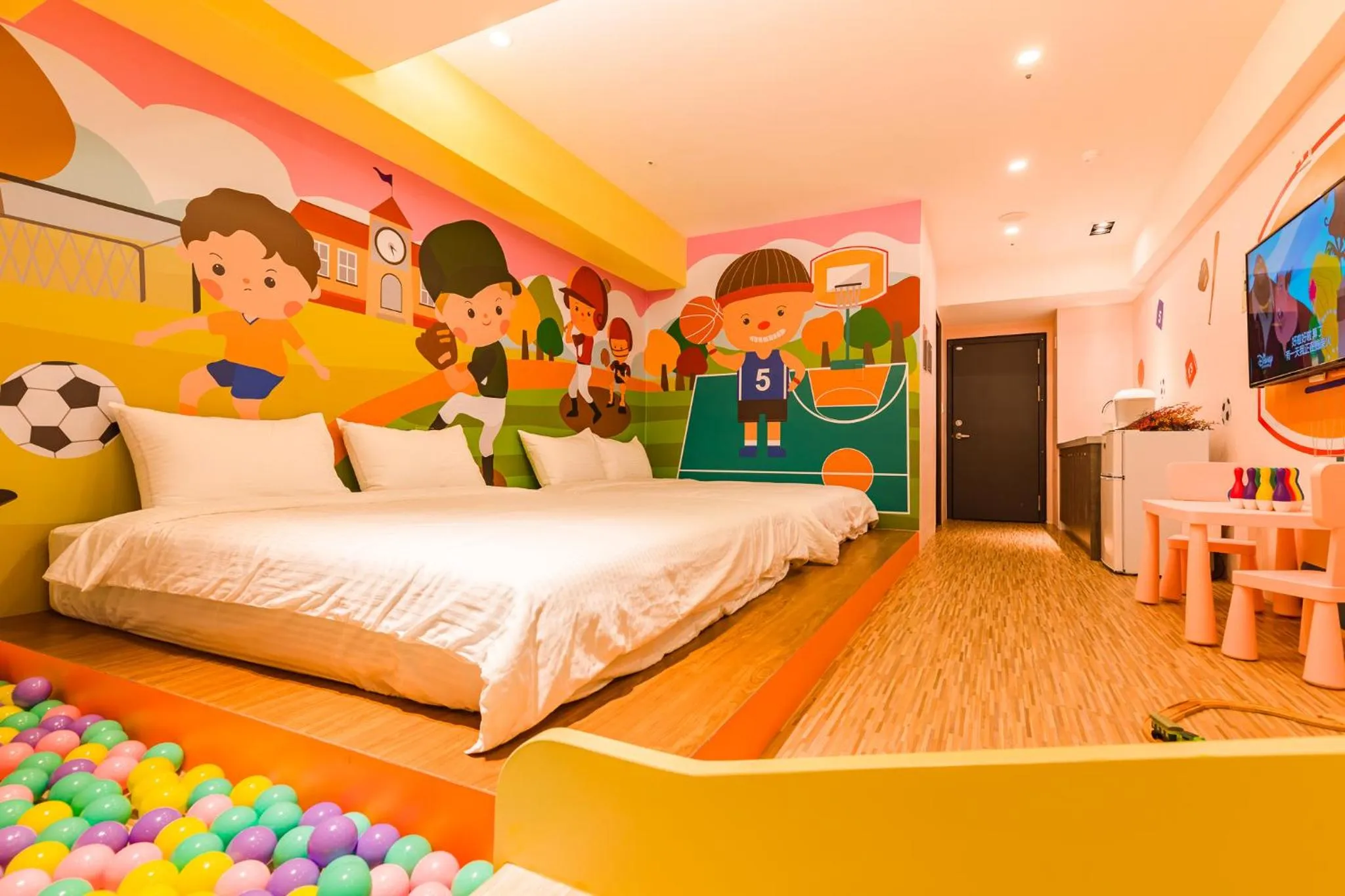 Photo of the whole room, Bed in 閣樂親子旅宿Kids Fun Hotel