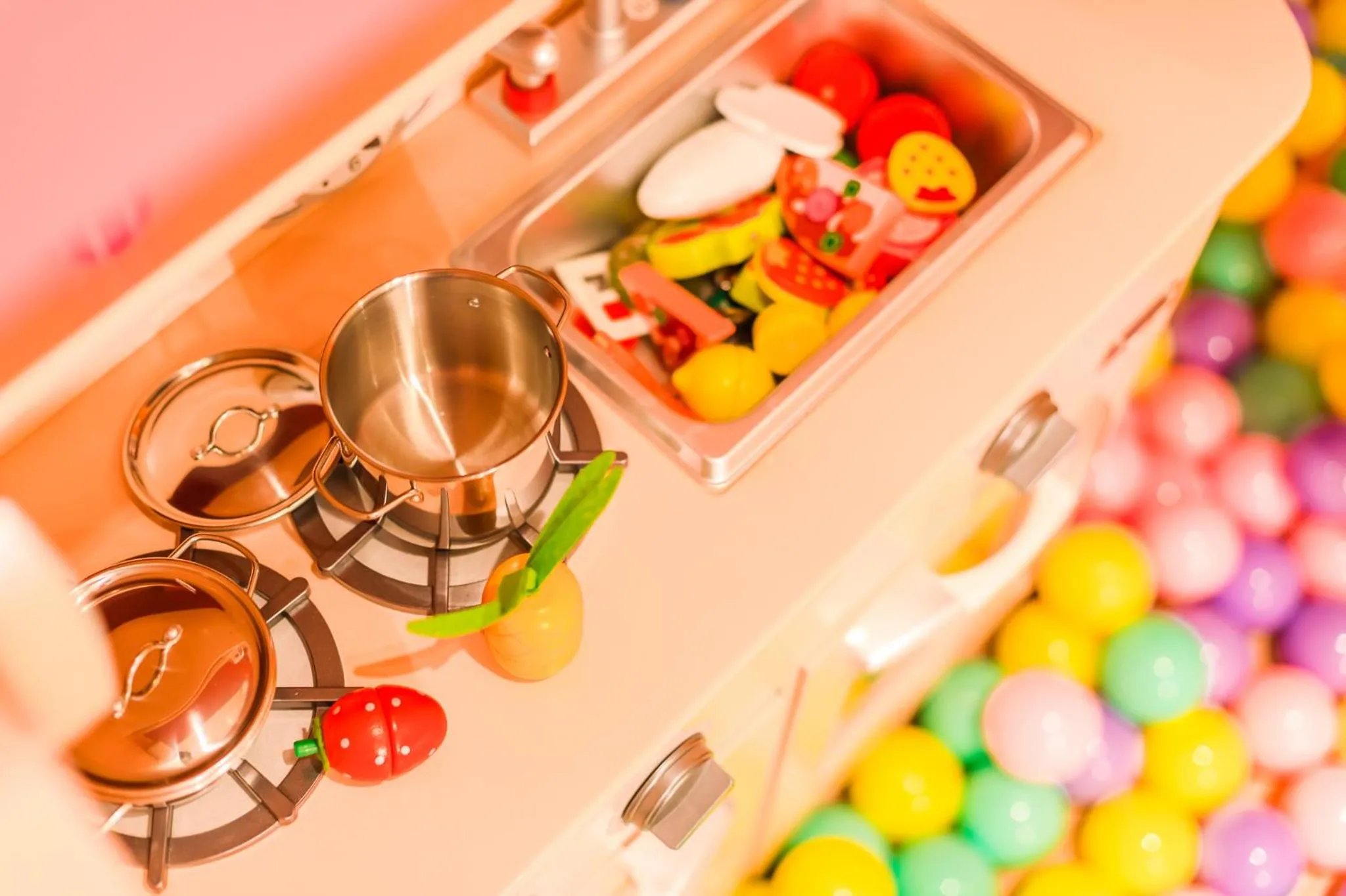 Children play ground in 閣樂親子旅宿Kids Fun Hotel