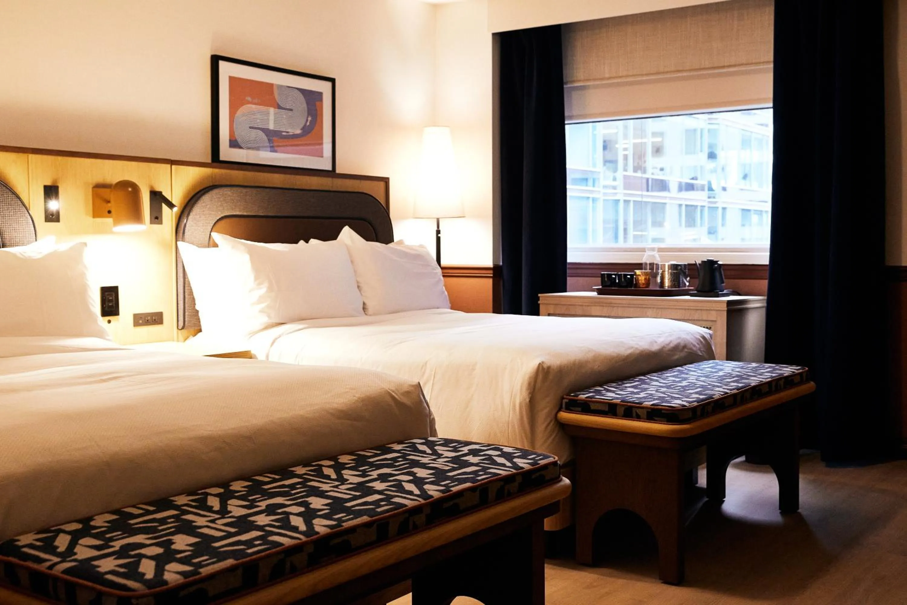 Bed in Strathcona Hotel