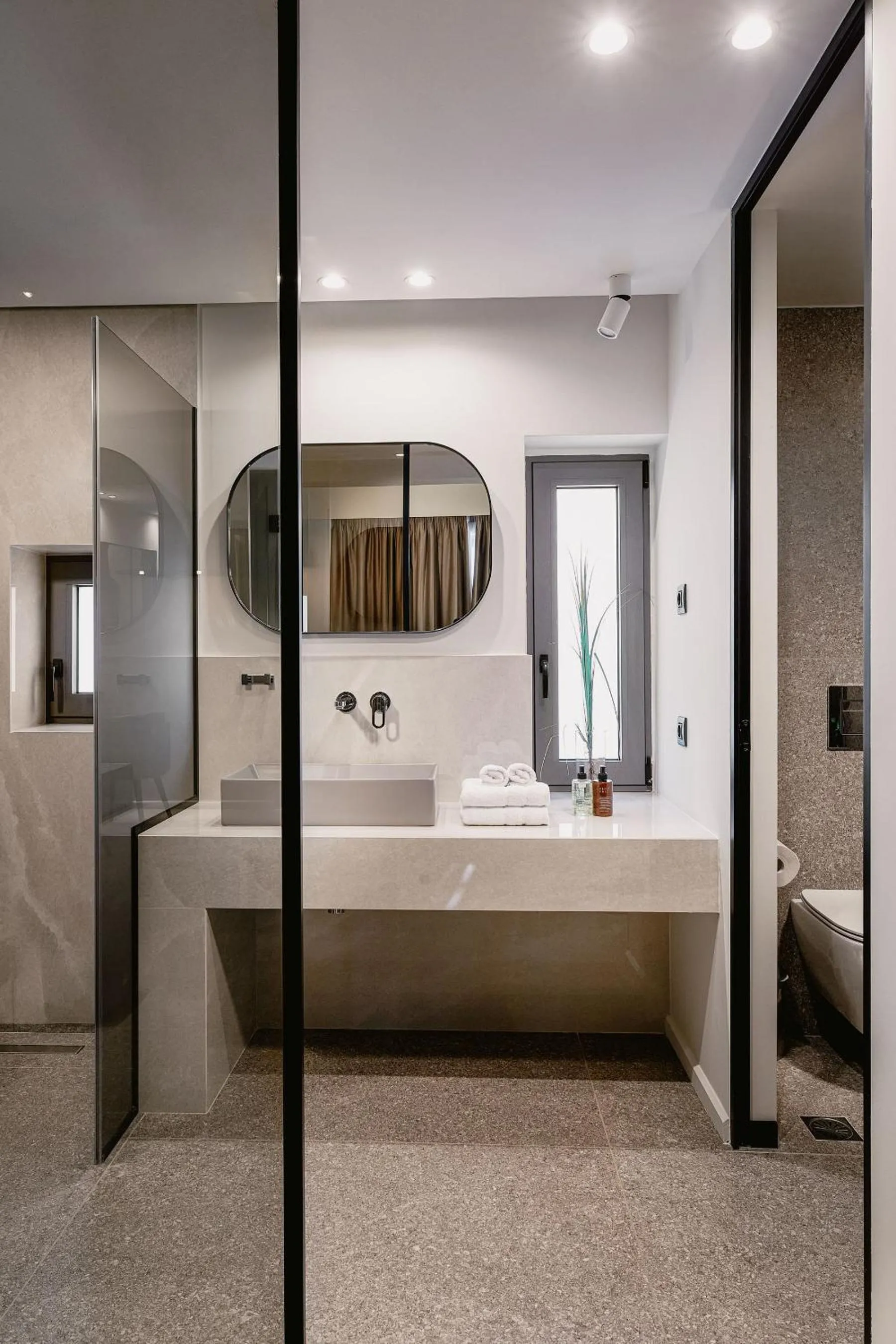Bathroom, Bed in Origami Boutique Residences