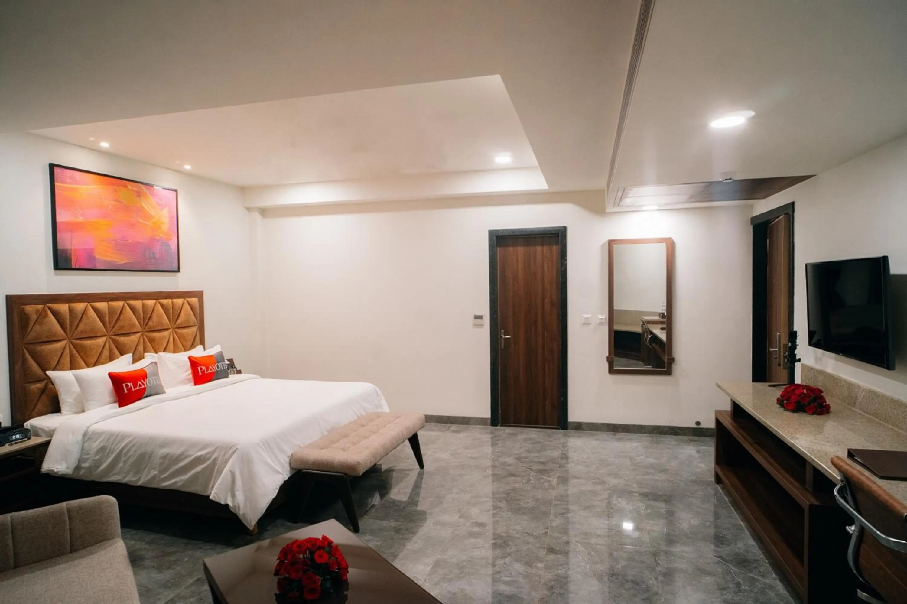 Bed in Playotel Premier Guna