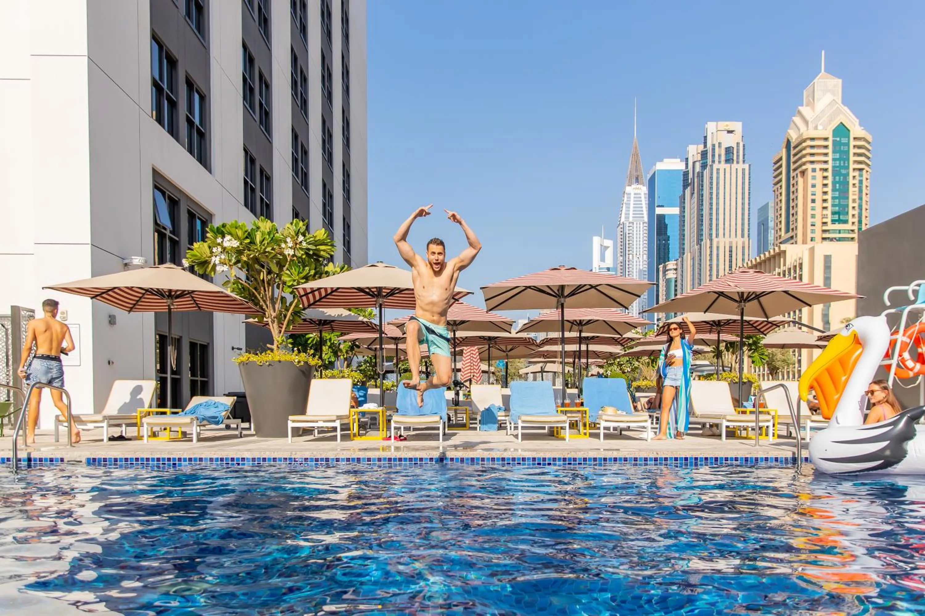 Swimming pool in Rove City Walk