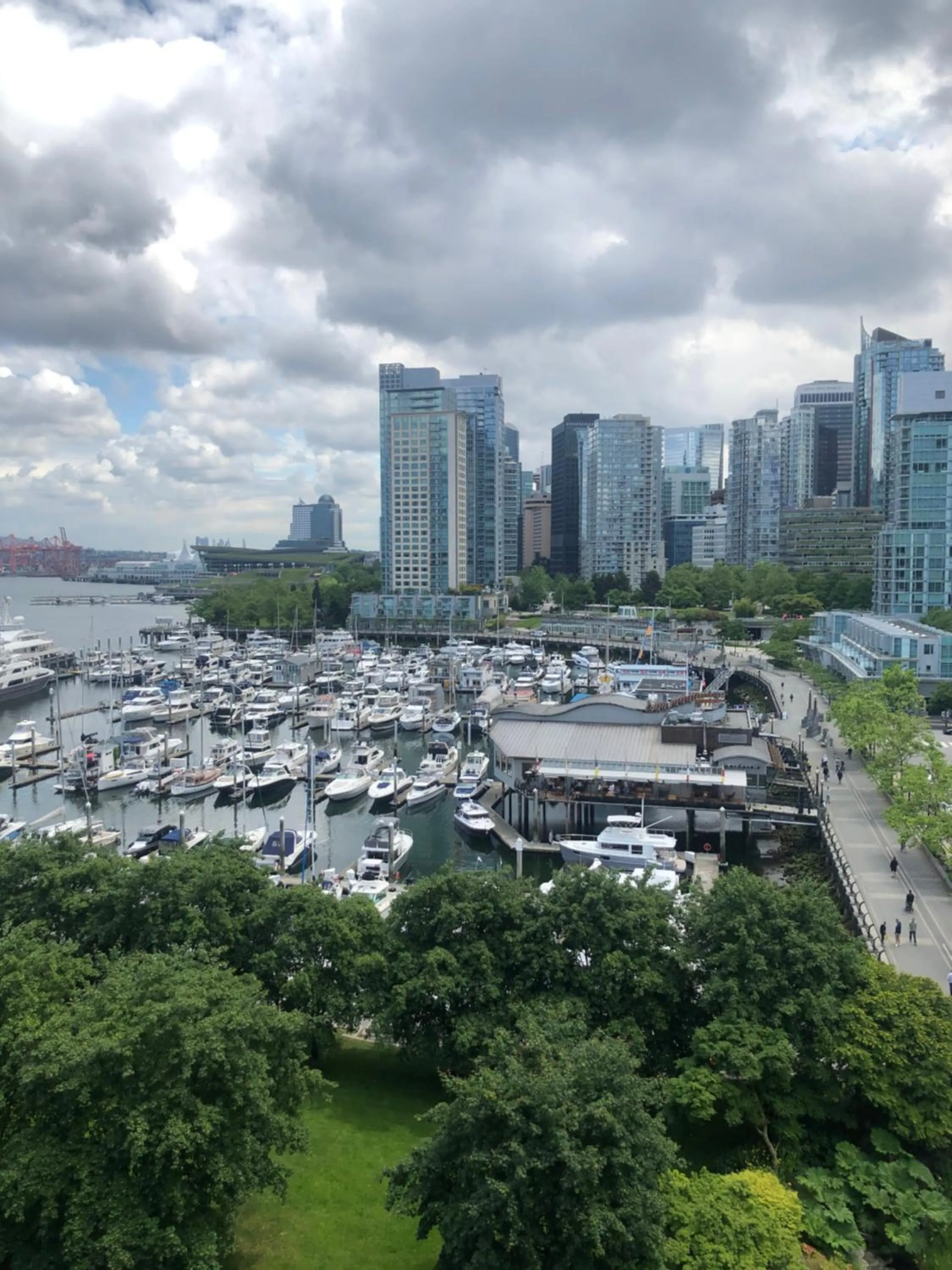 City view in The Westin Bayshore, Vancouver