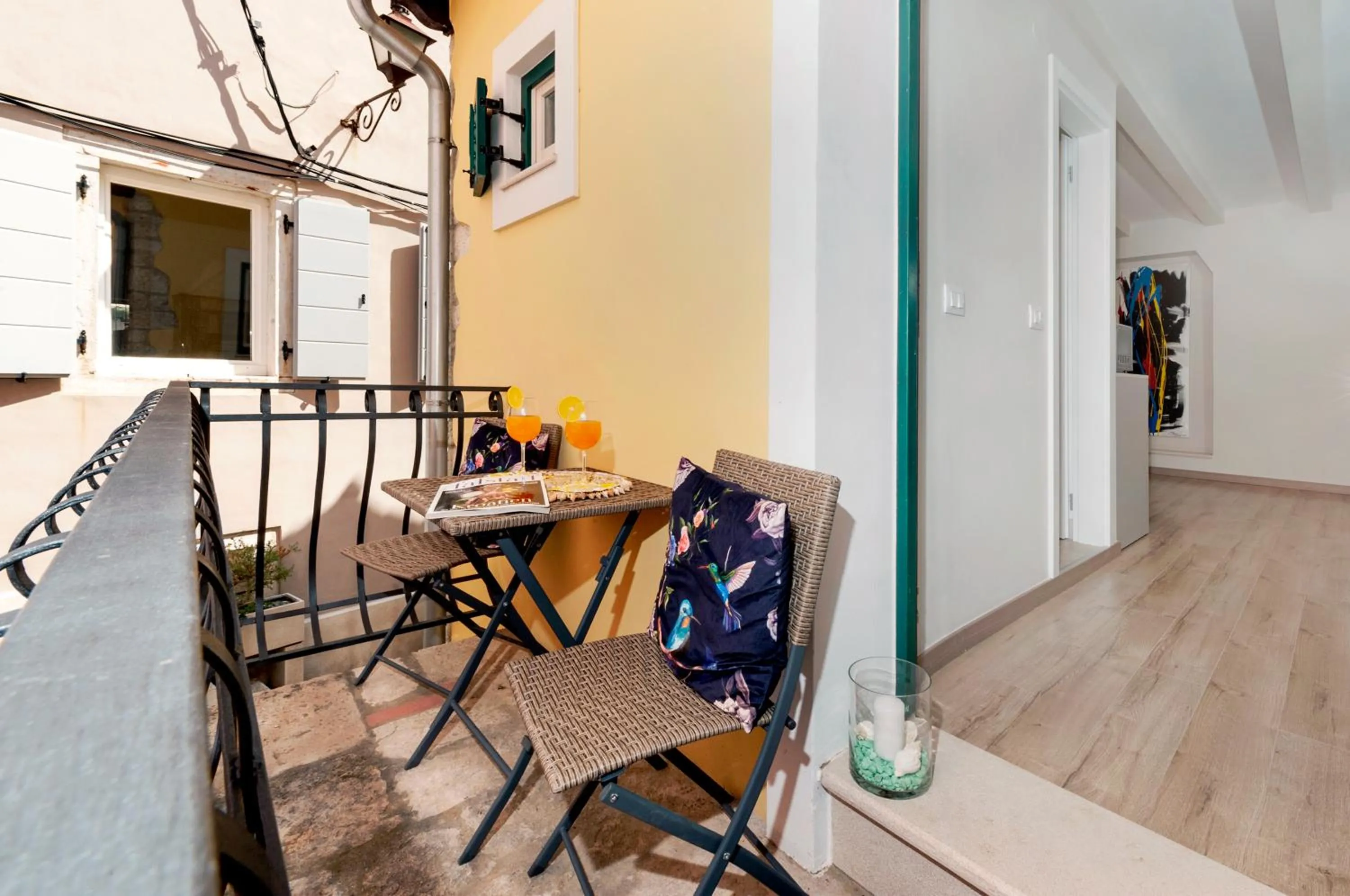 Duplex Apartment in Yellow House Rovinj