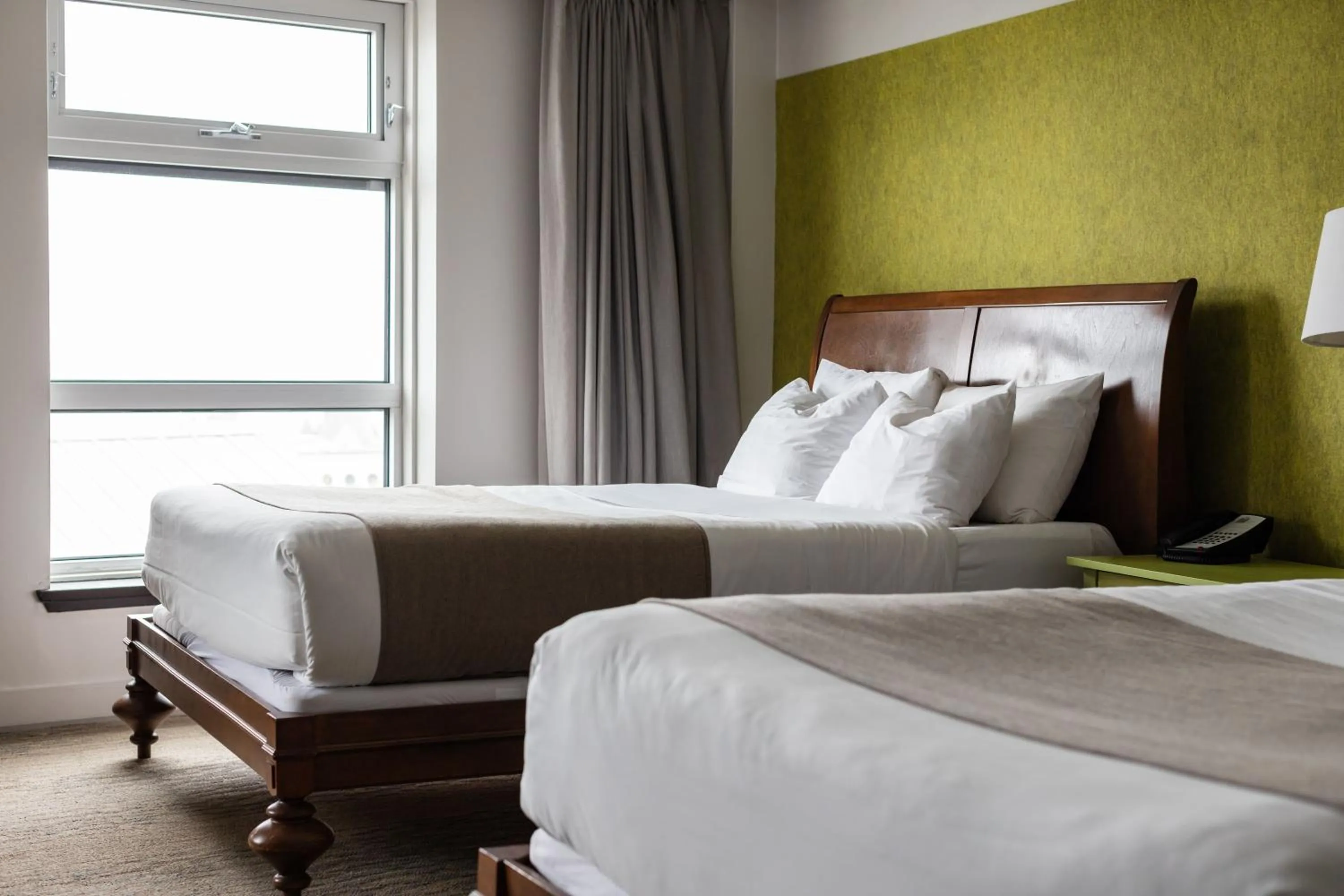 Bed in Hotel Champlain