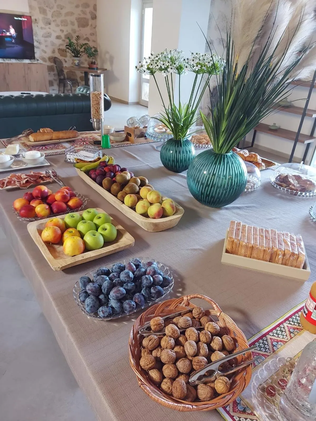 Buffet breakfast in Masseria Torre Saracena