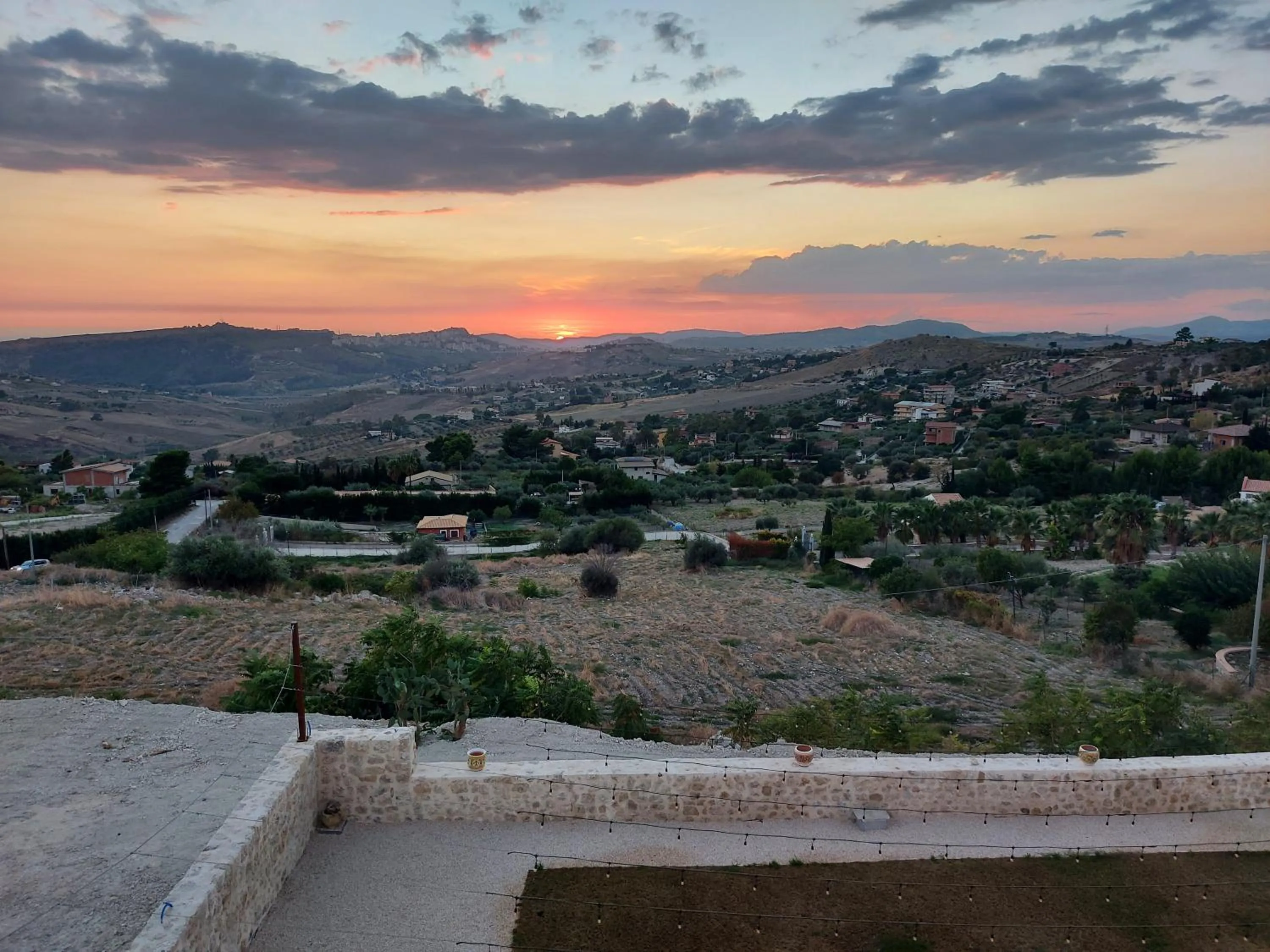 Sunset in Masseria Torre Saracena