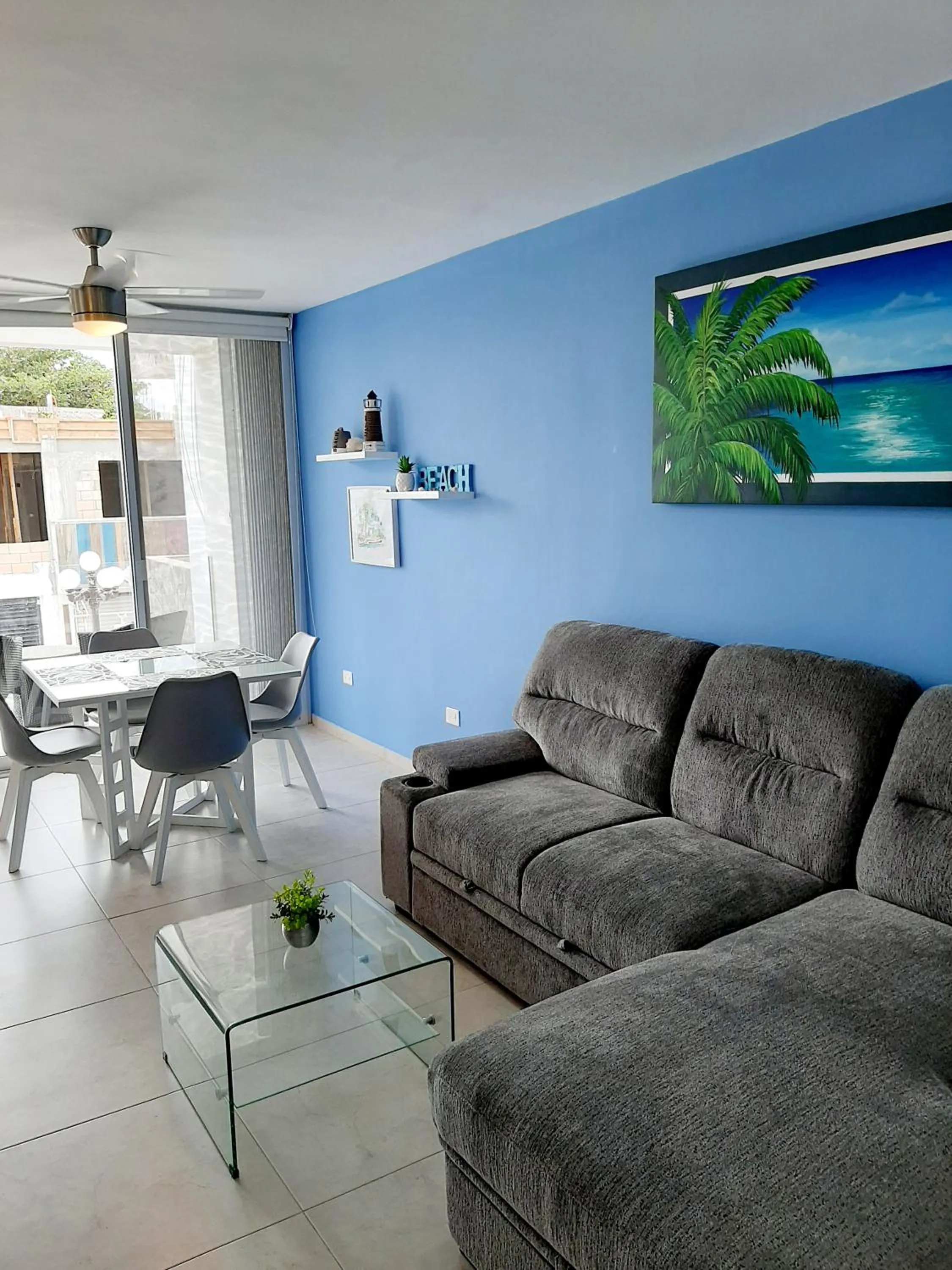 Living room in Ocean Villa