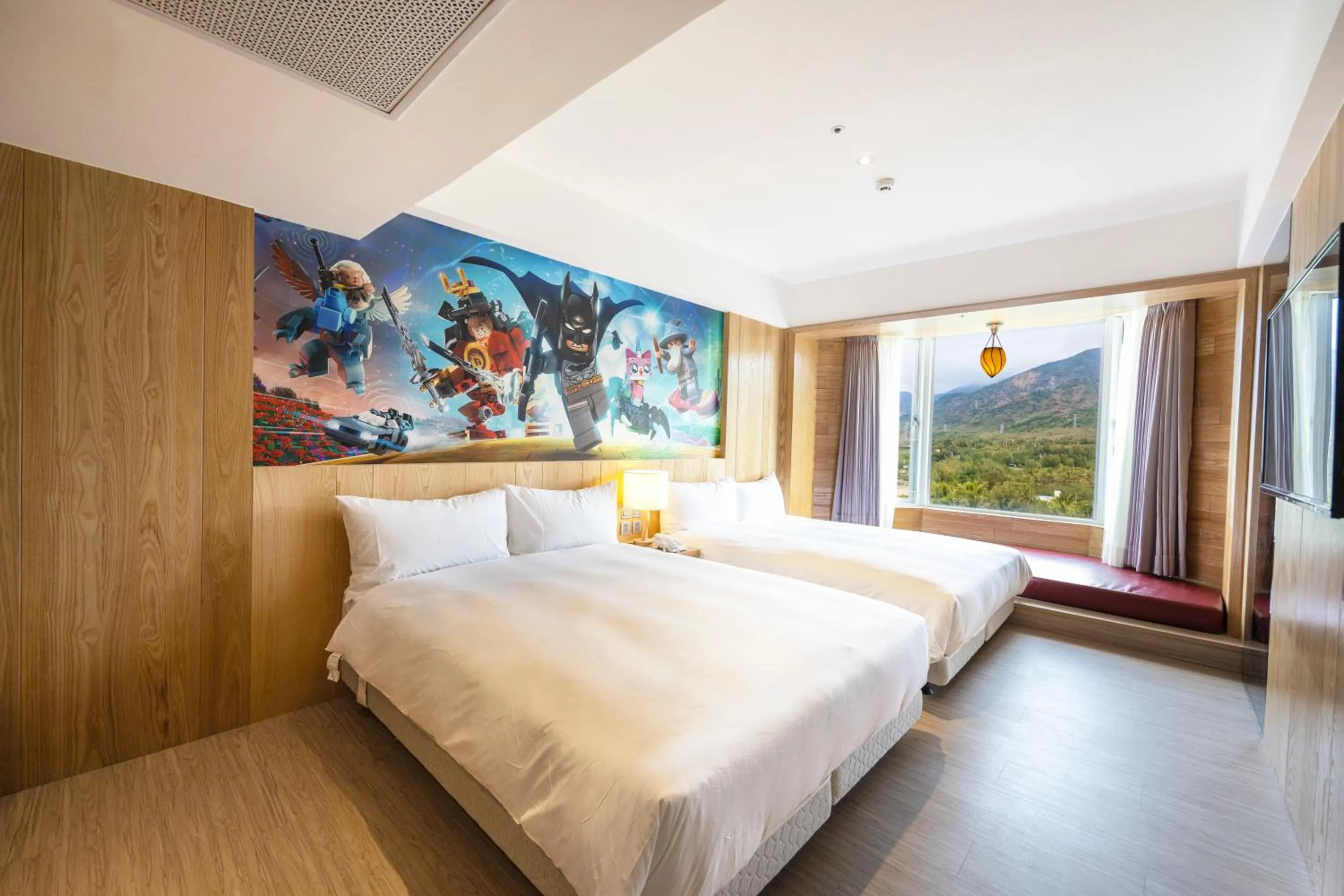 Bed in Kenting Long Beach Hotel