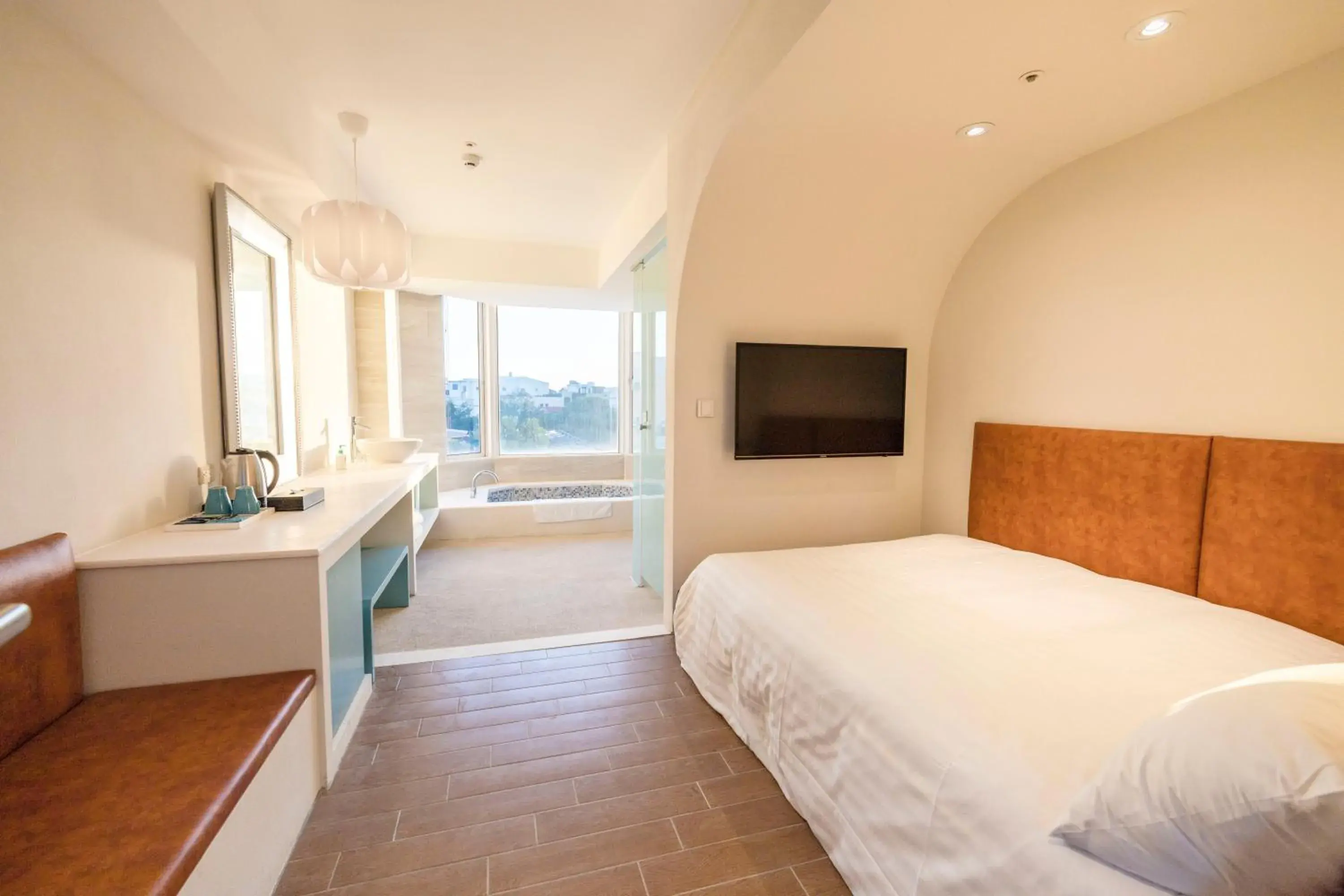 Single Room with Bathroom in Kenting Long Beach Hotel Single Room with Bathroom in Kenting Long Beach Hotel