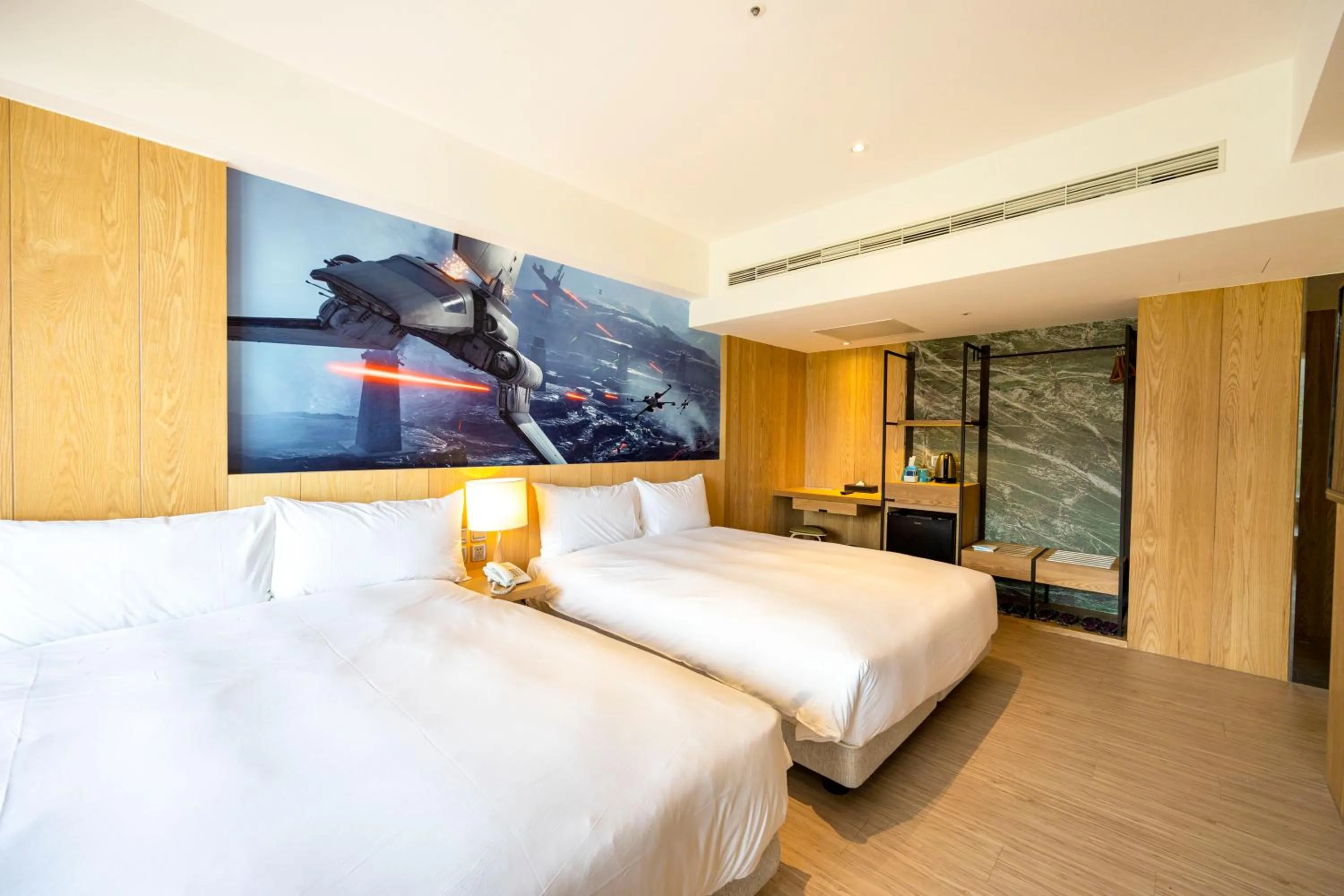 Bed in Kenting Long Beach Hotel