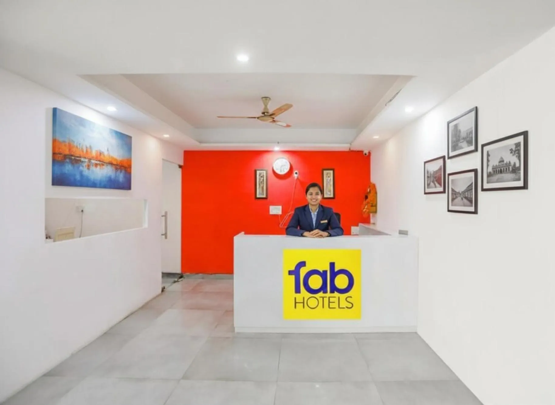 Lobby or reception in FabHotel F9 Sector 19