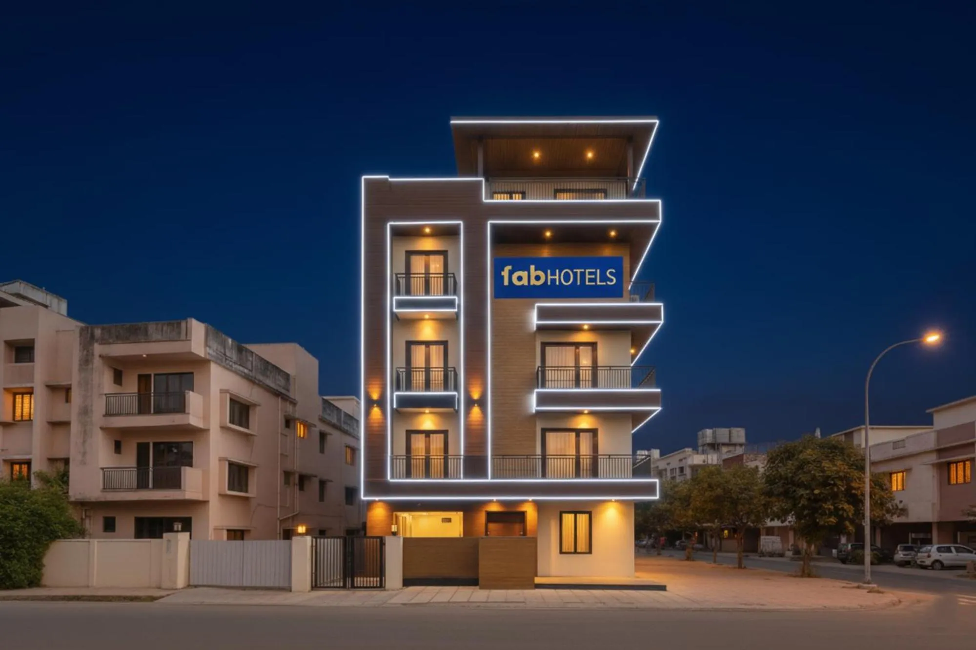 Property building in FabHotel F9 Sector 19