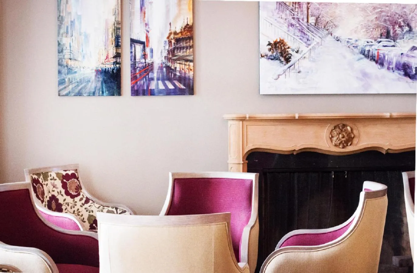 Living room in Hotel Tadoussac