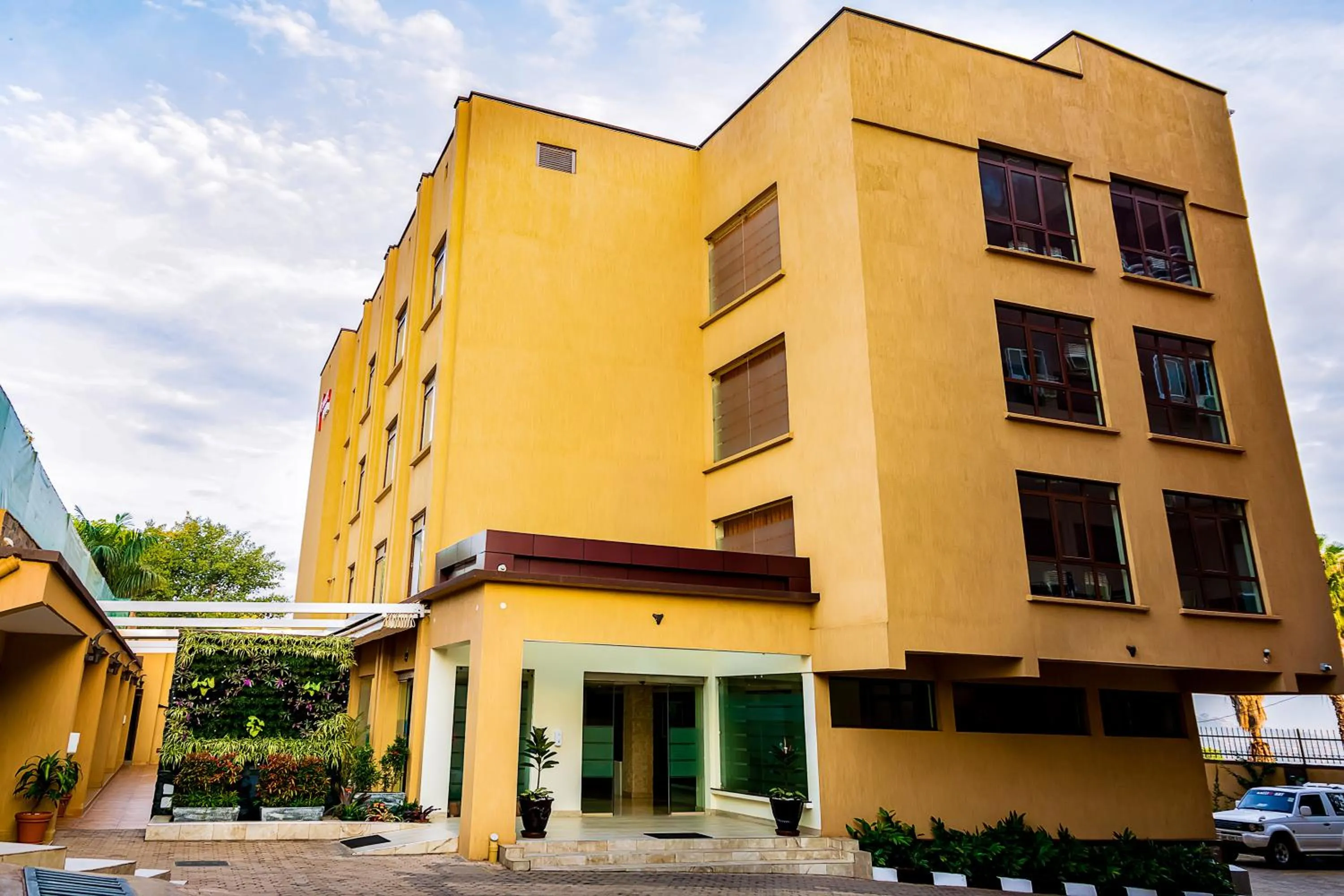 Property building in Canary Hotel Kampala