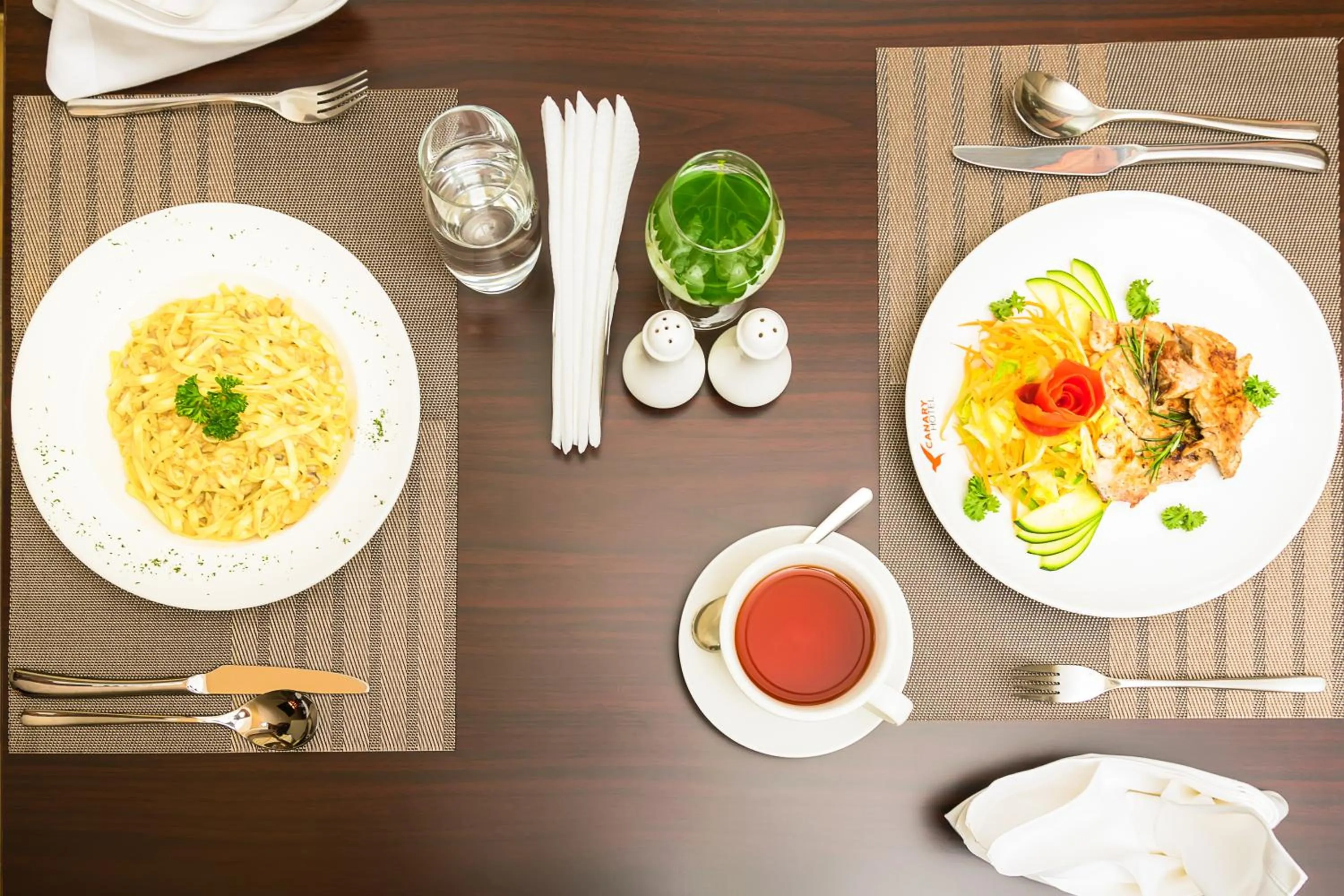 Lunch in Canary Hotel Kampala