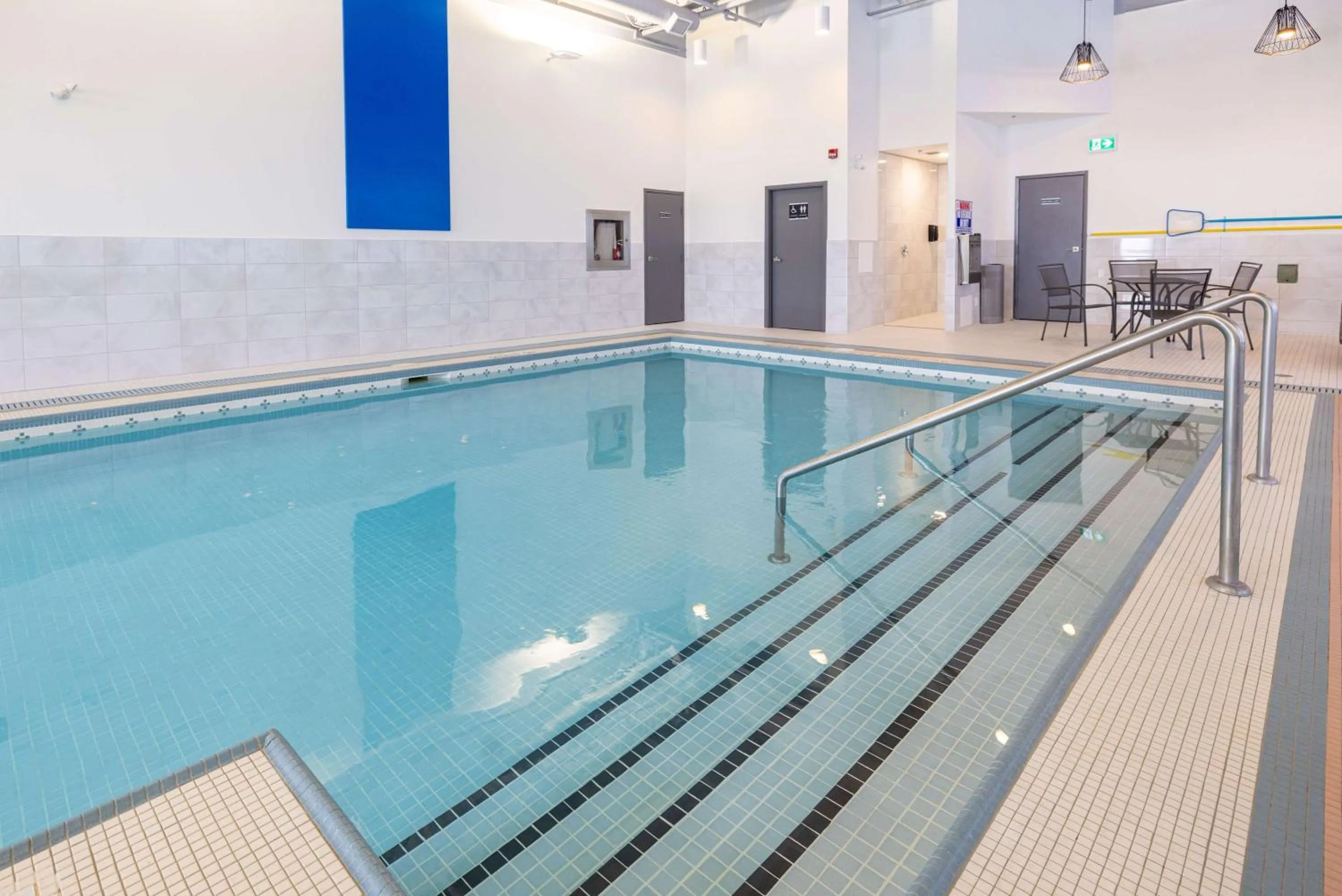 Pool view in DoubleTree by Hilton Calgary North